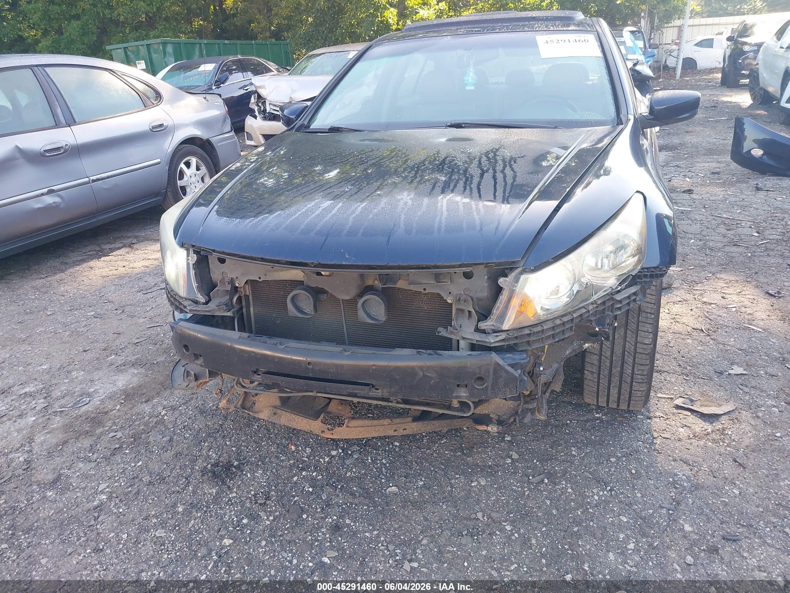 2010 Honda Accord 3.5 Ex-l Blue vin: 5KBCP3F89AB008500