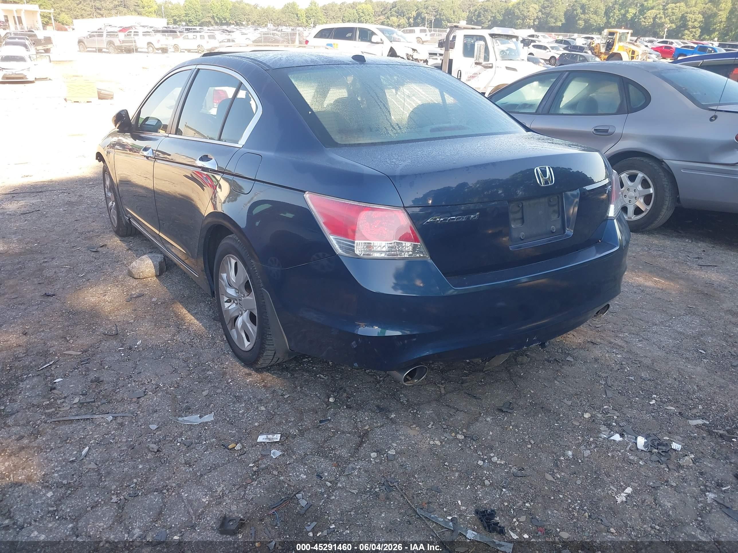 2010 Honda Accord 3.5 Ex-l Blue vin: 5KBCP3F89AB008500