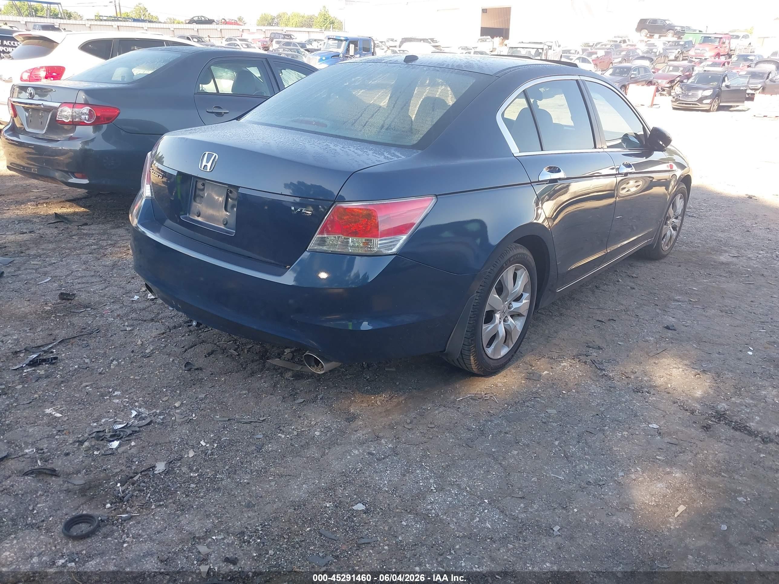 2010 Honda Accord 3.5 Ex-l Blue vin: 5KBCP3F89AB008500