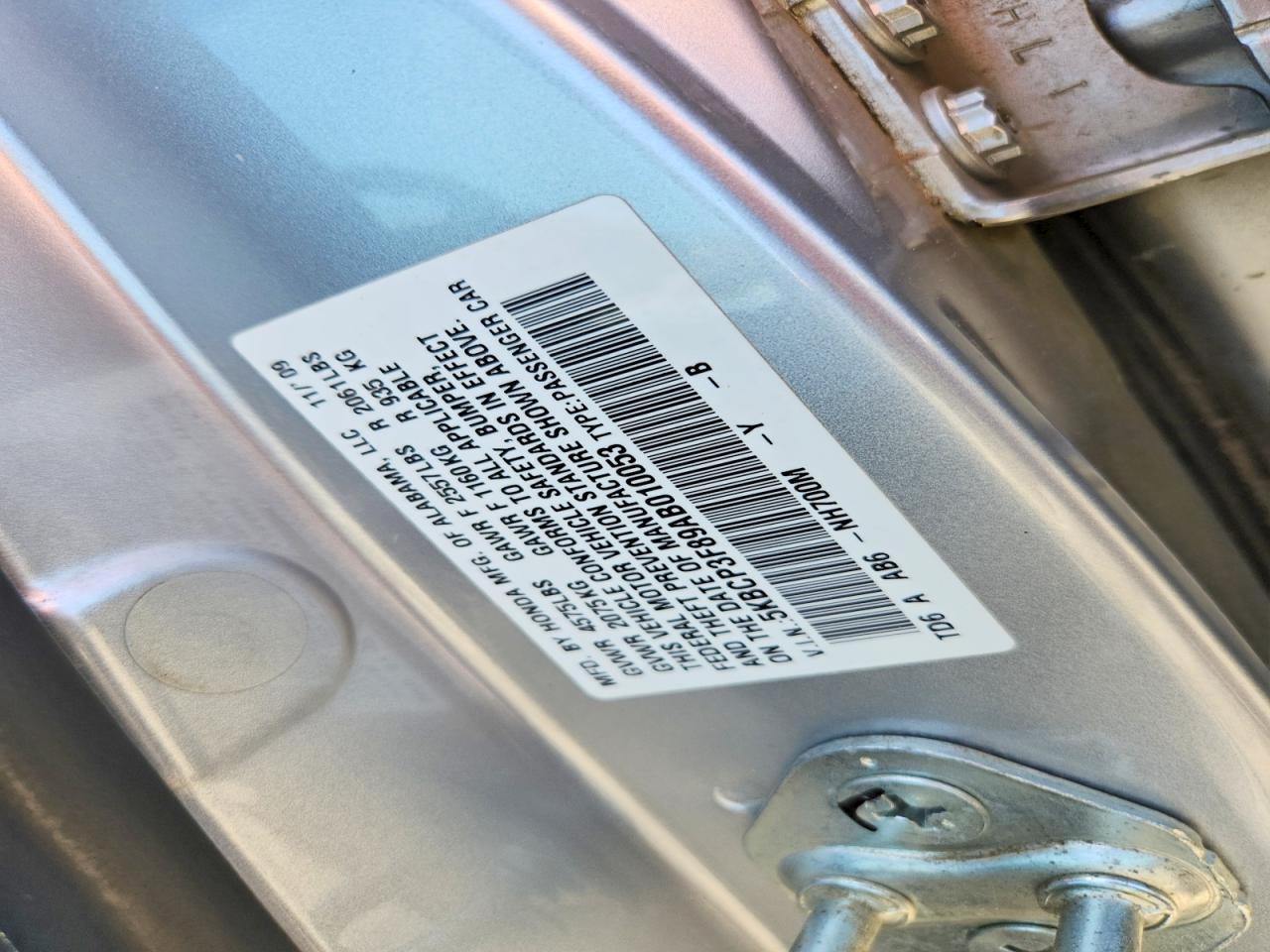 2010 Honda Accord Exl Silver vin: 5KBCP3F89AB010053