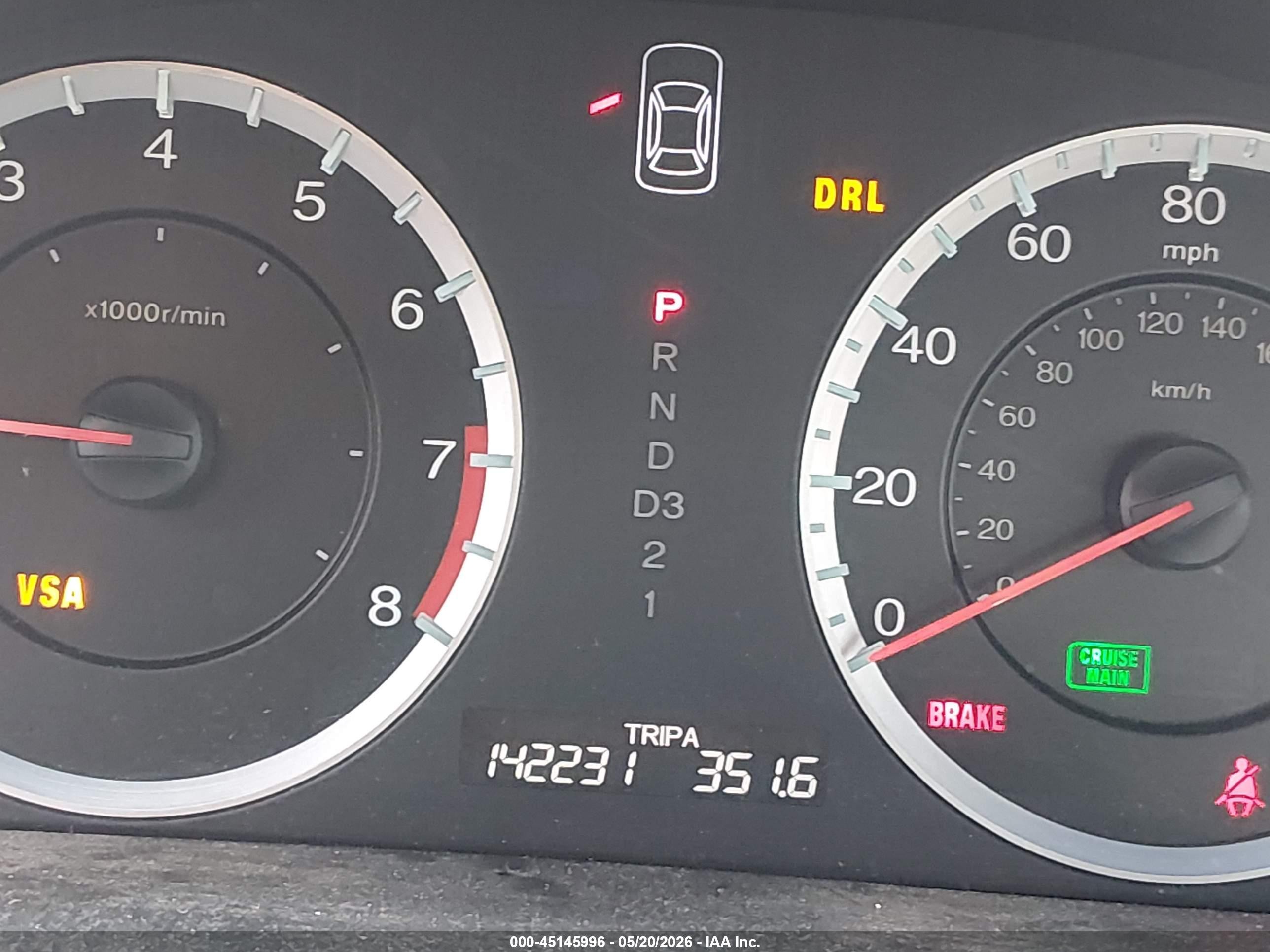 2010 Honda Accord 3.5 Ex-l Red vin: 5KBCP3F89AB016807