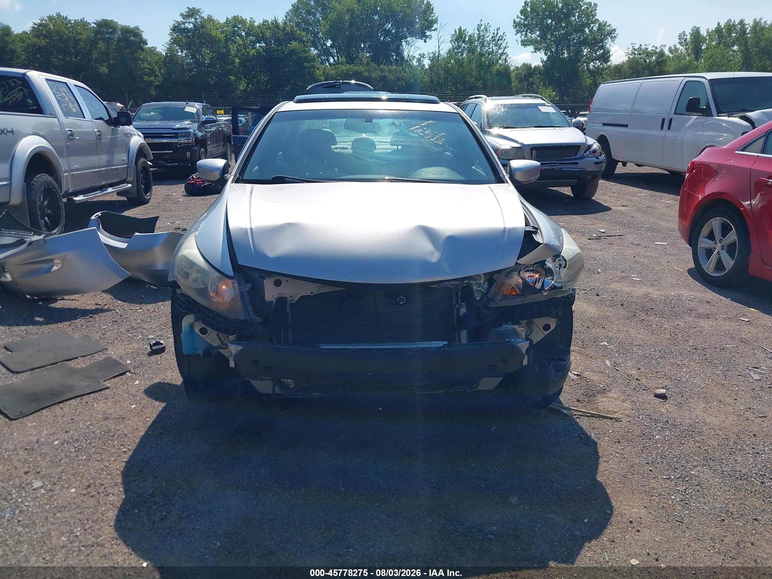 2010 Honda Accord 3.5 Ex-l Серебряный vin: 5KBCP3F8XAB001913