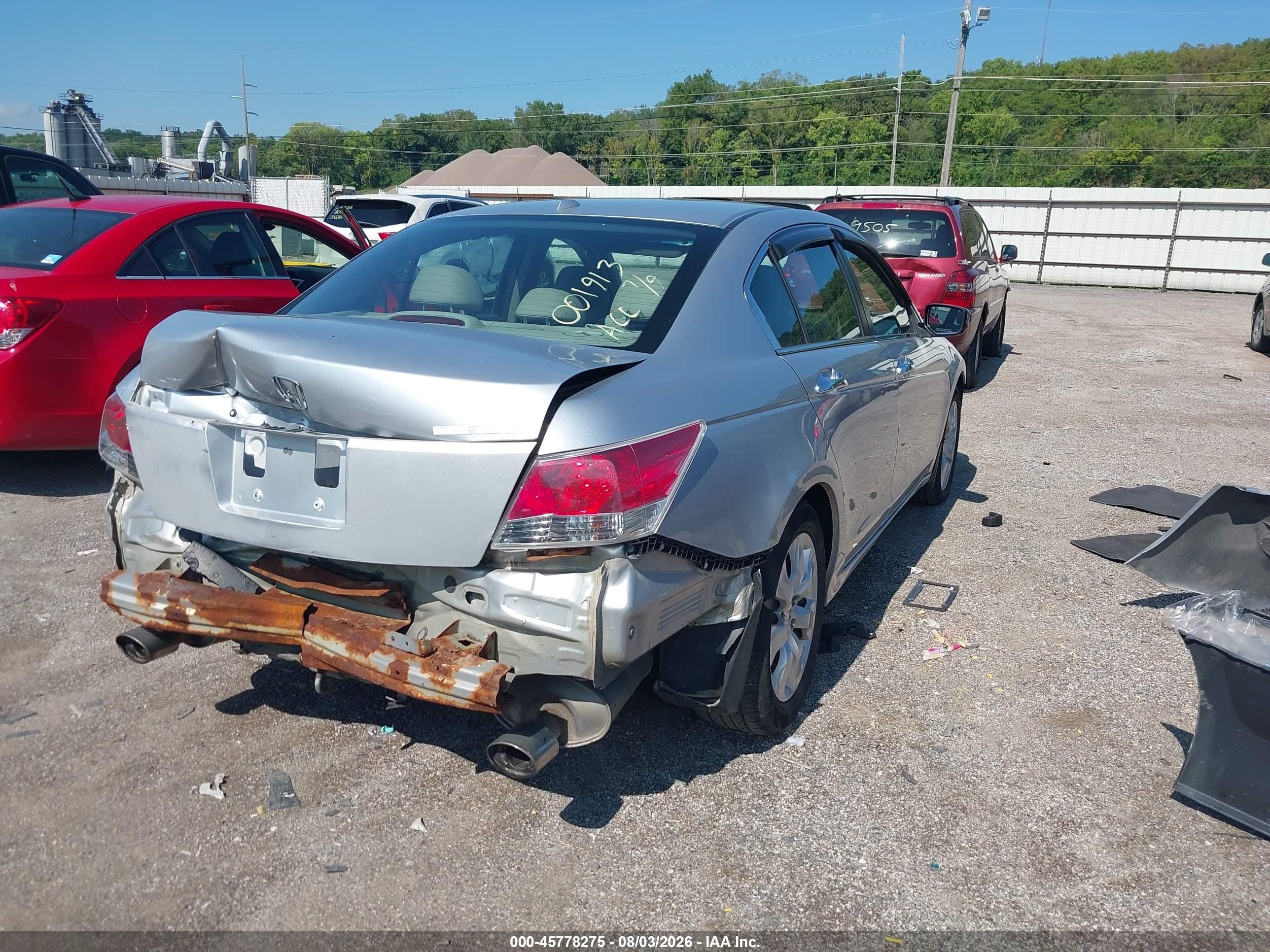 2010 Honda Accord 3.5 Ex-l Серебряный vin: 5KBCP3F8XAB001913
