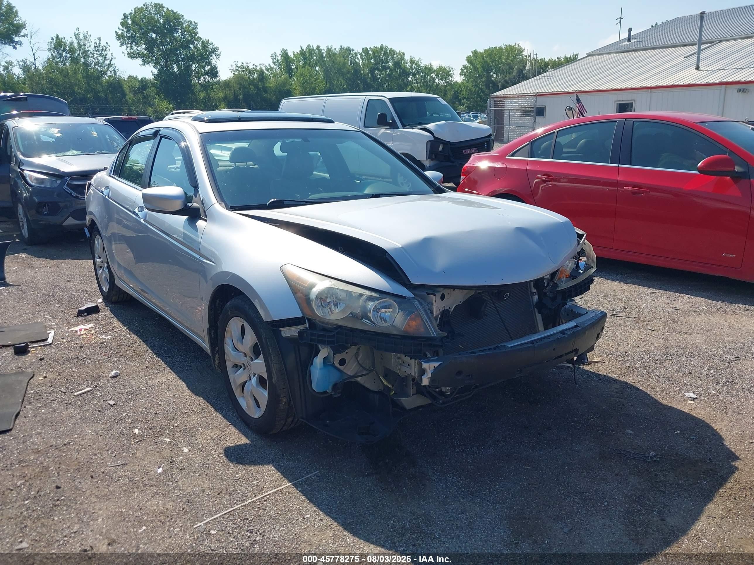 2010 Honda Accord 3.5 Ex-l Silver vin: 5KBCP3F8XAB001913