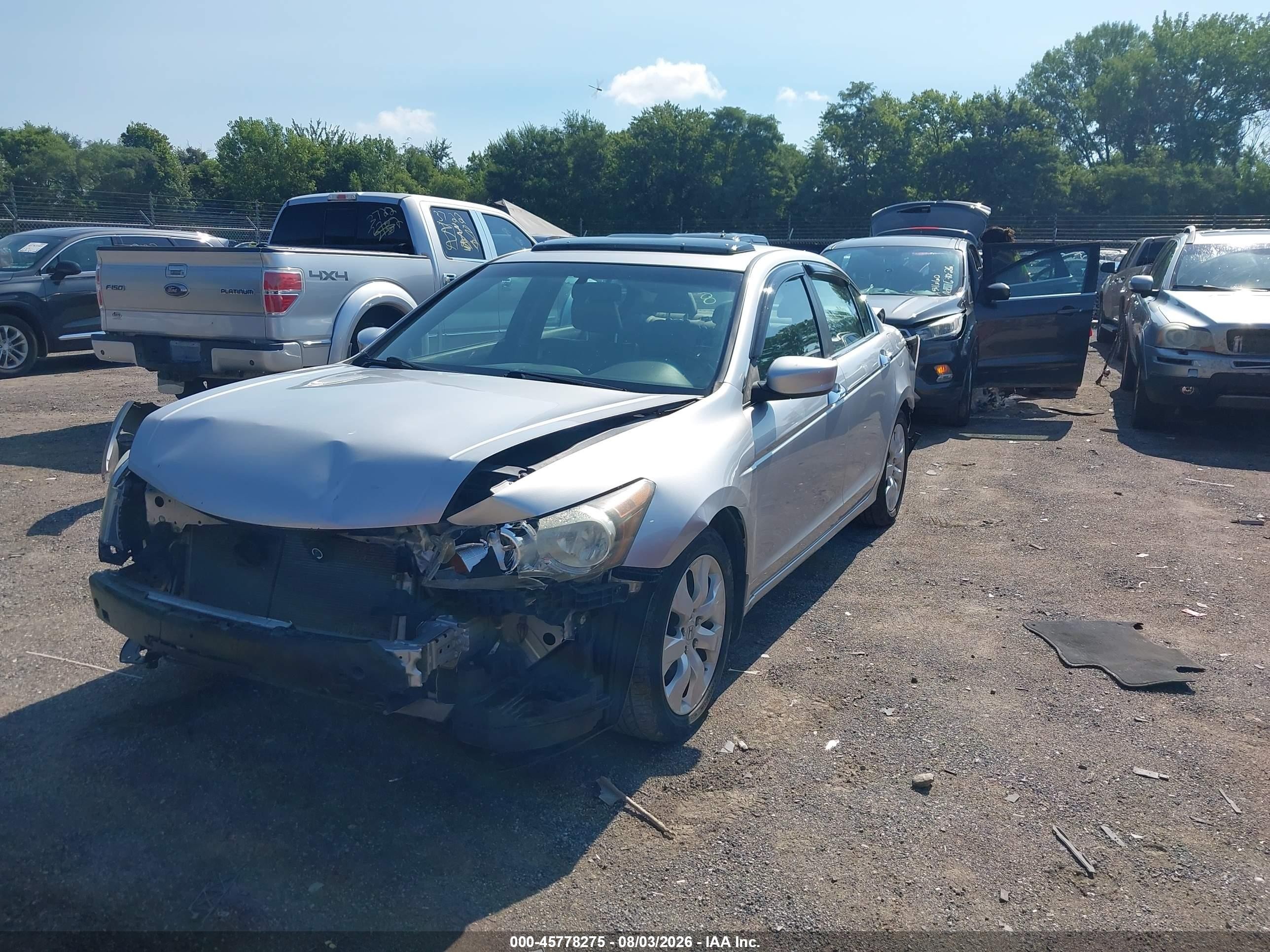 2010 Honda Accord 3.5 Ex-l Серебряный vin: 5KBCP3F8XAB001913