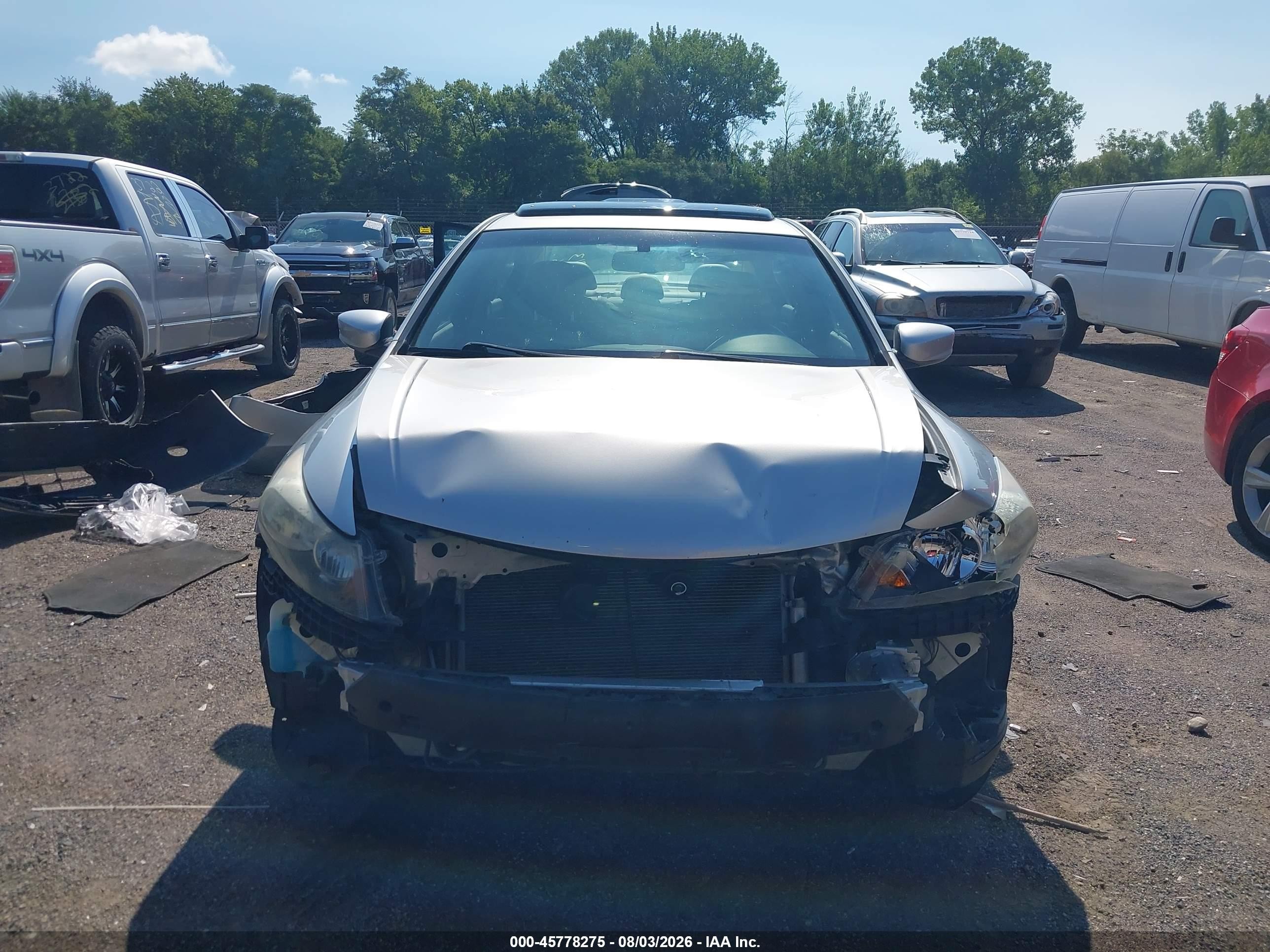 2010 Honda Accord 3.5 Ex-l Серебряный vin: 5KBCP3F8XAB001913