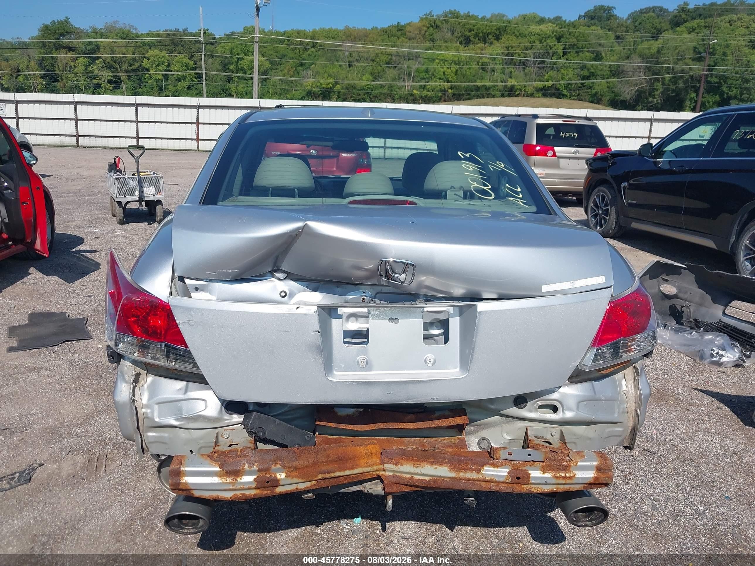 2010 Honda Accord 3.5 Ex-l Серебряный vin: 5KBCP3F8XAB001913