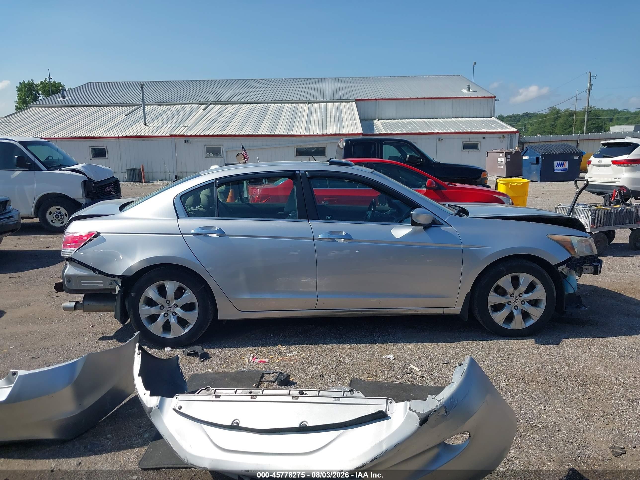2010 Honda Accord 3.5 Ex-l Серебряный vin: 5KBCP3F8XAB001913