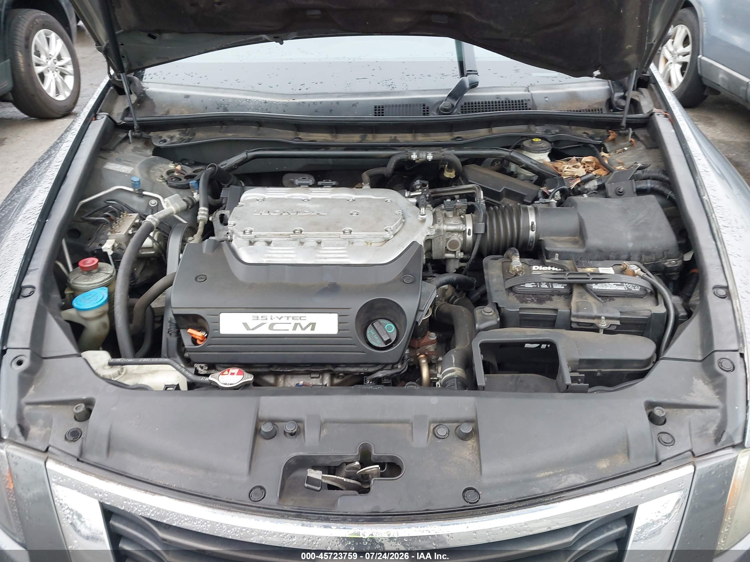 2010 Honda Accord 3.5 Ex-l Silver vin: 5KBCP3F8XAB002009