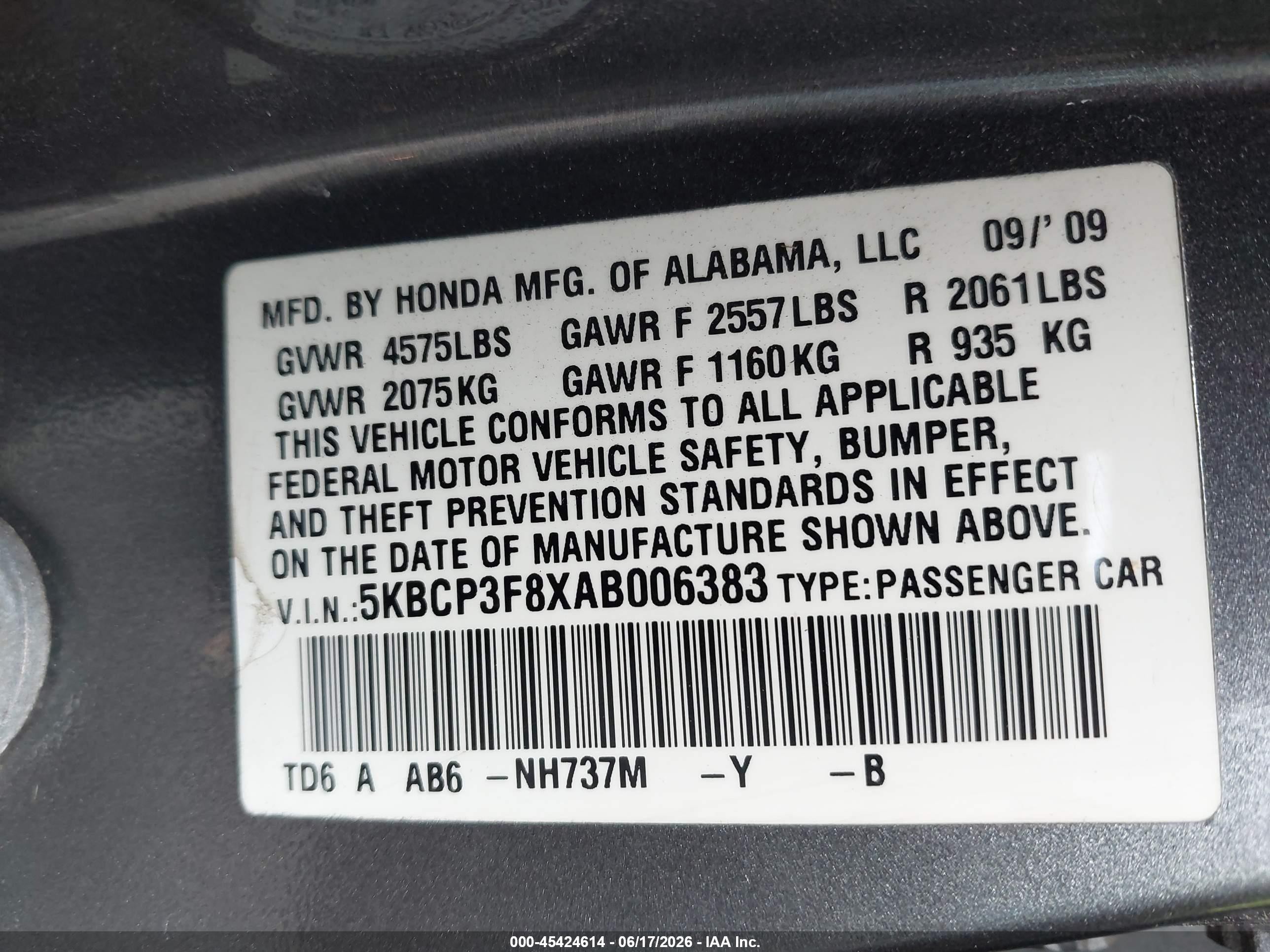 2010 Honda Accord 3.5 Ex-l Gray vin: 5KBCP3F8XAB006383