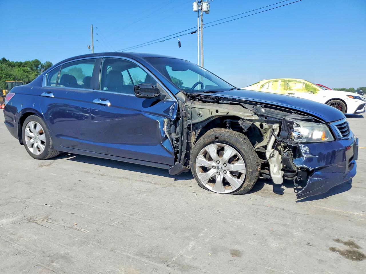 2010 Honda Accord Exl Blue vin: 5KBCP3F8XAB012460