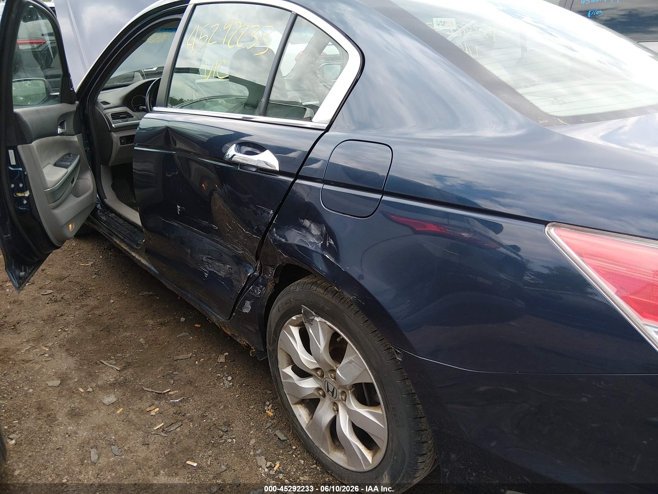2010 Honda Accord 3.5 Ex-l Tan vin: 5KBCP3F8XAB012622