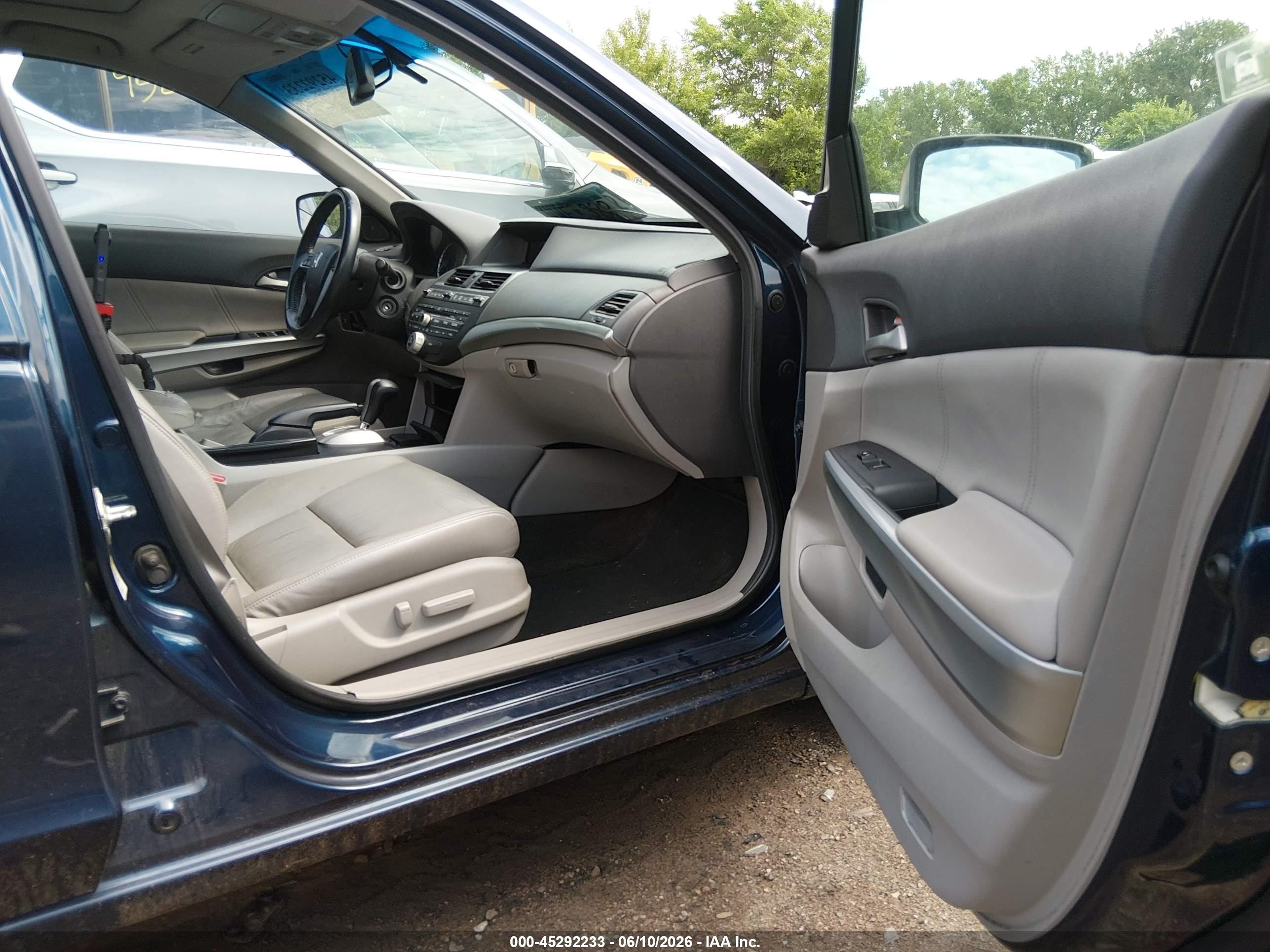 2010 Honda Accord 3.5 Ex-l Tan vin: 5KBCP3F8XAB012622