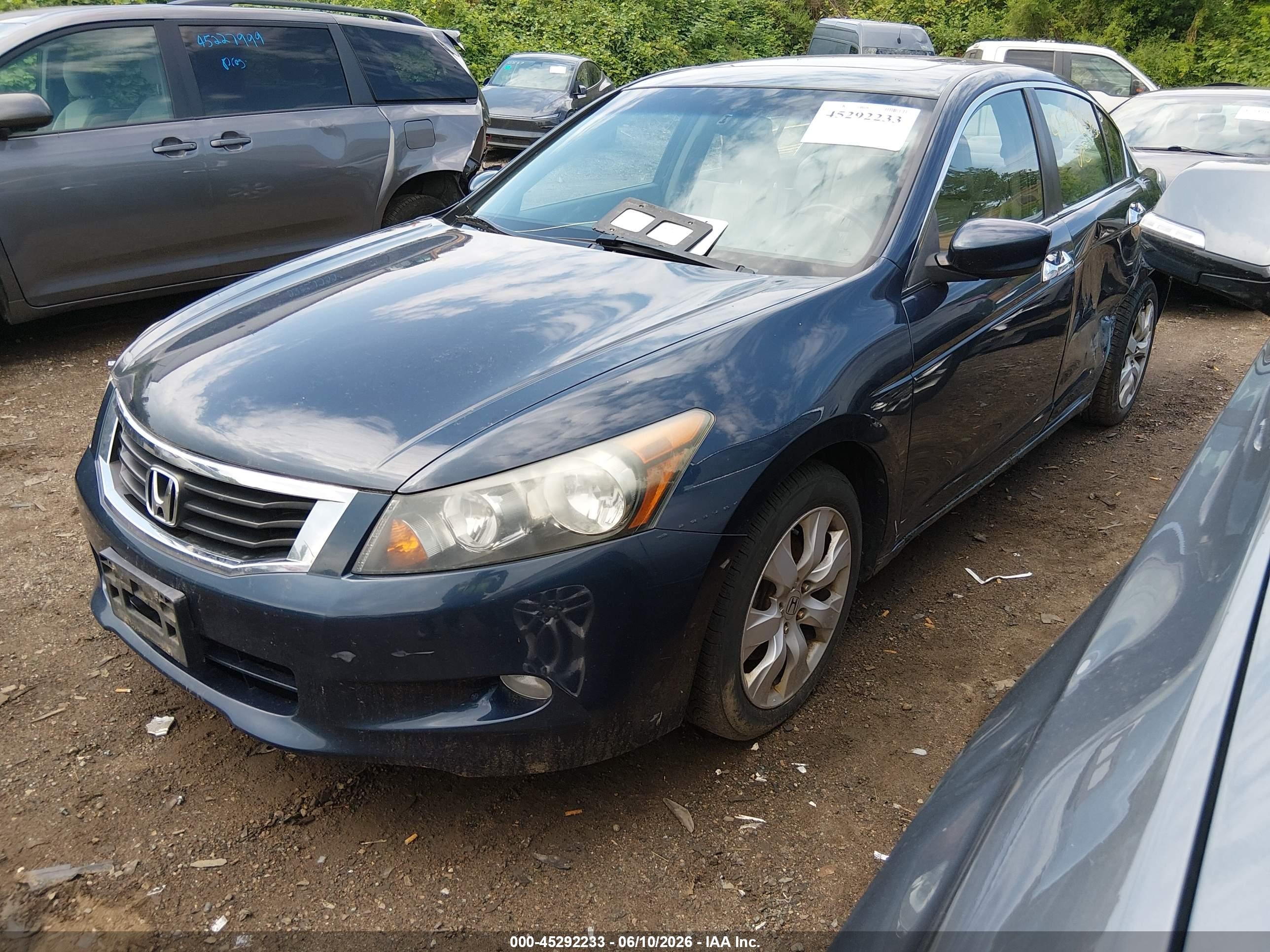 2010 Honda Accord 3.5 Ex-l Tan vin: 5KBCP3F8XAB012622