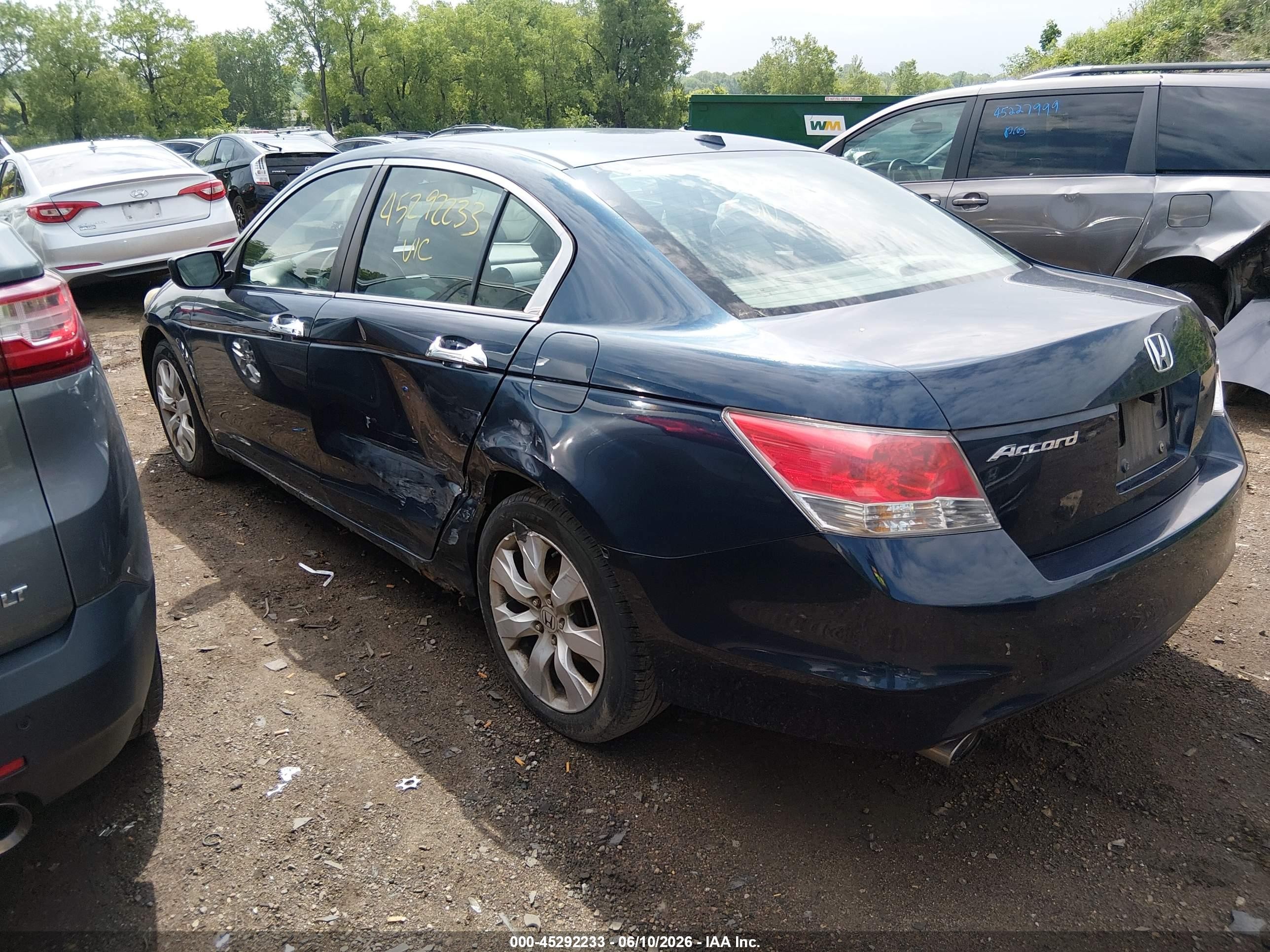 2010 Honda Accord 3.5 Ex-l Tan vin: 5KBCP3F8XAB012622