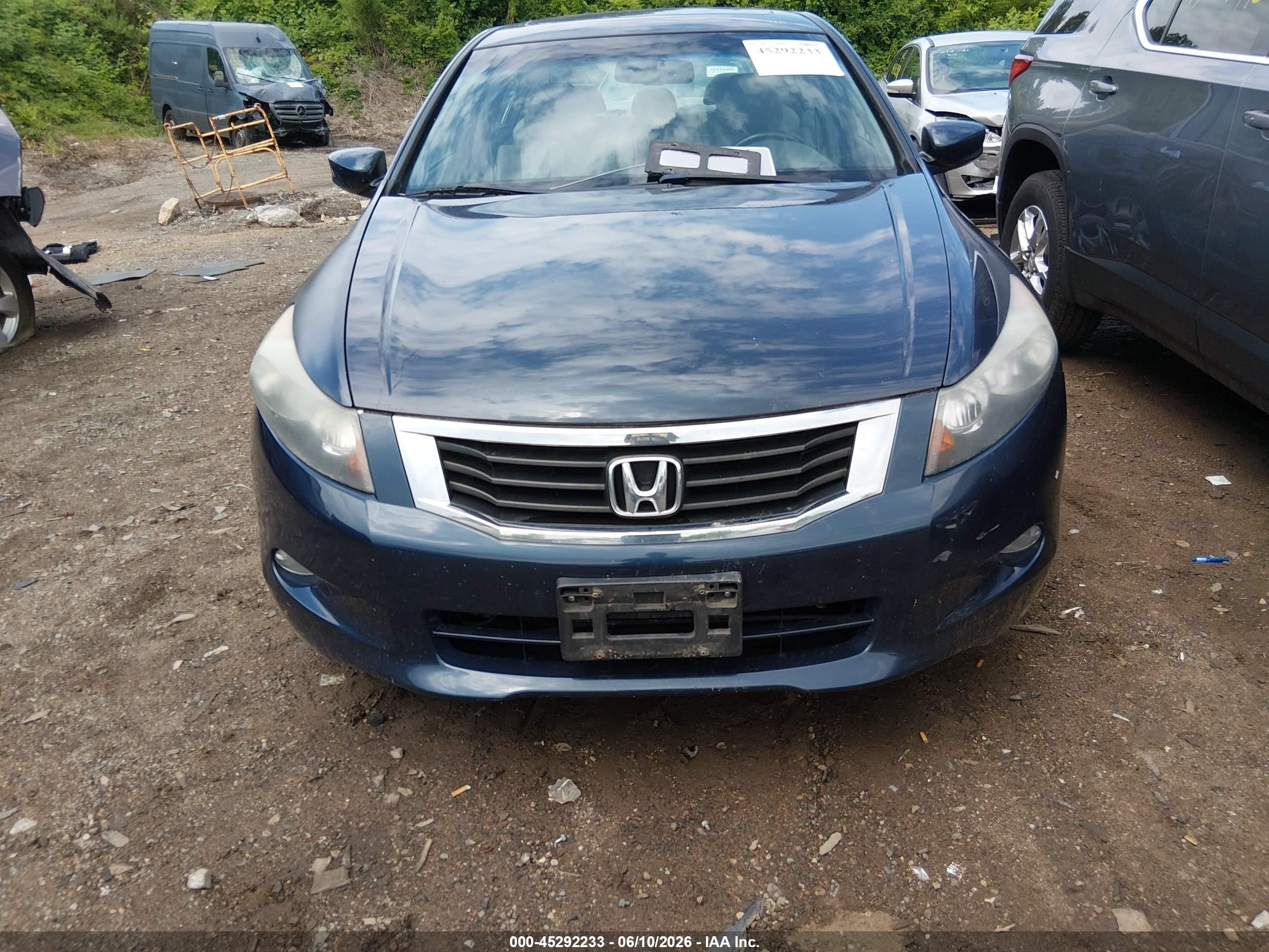 2010 Honda Accord 3.5 Ex-l Tan vin: 5KBCP3F8XAB012622