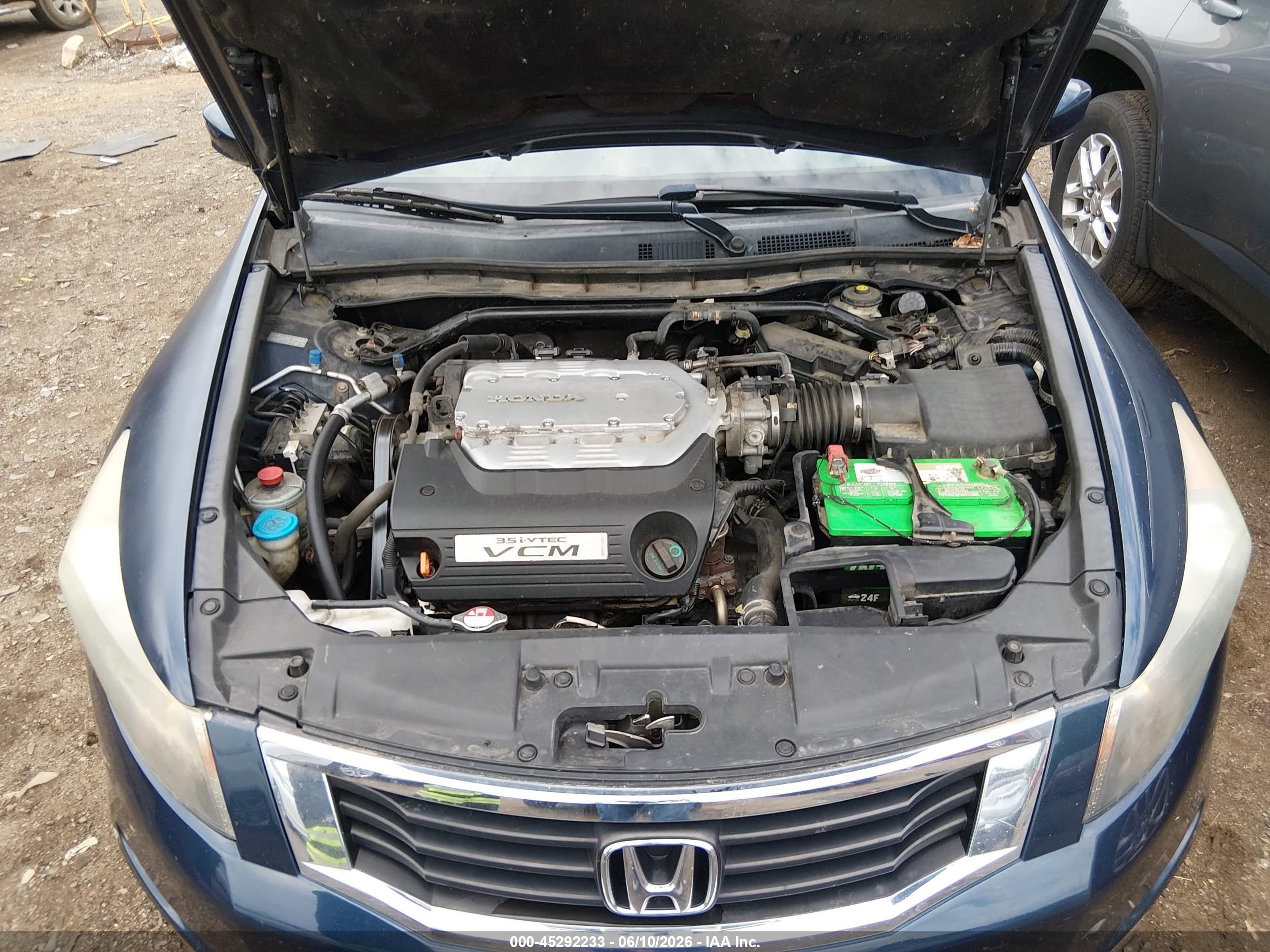 2010 Honda Accord 3.5 Ex-l Tan vin: 5KBCP3F8XAB012622