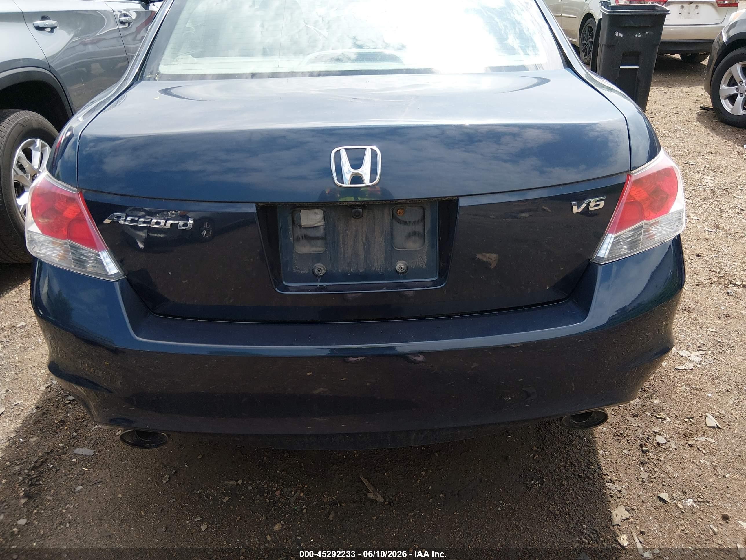 2010 Honda Accord 3.5 Ex-l Tan vin: 5KBCP3F8XAB012622