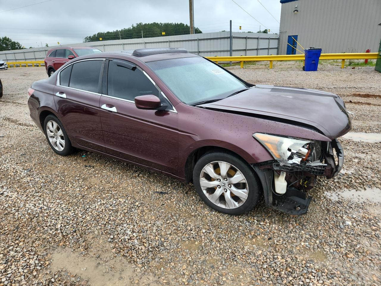 2010 Honda Accord Exl Burgundy vin: 5KBCP3F8XAB017934