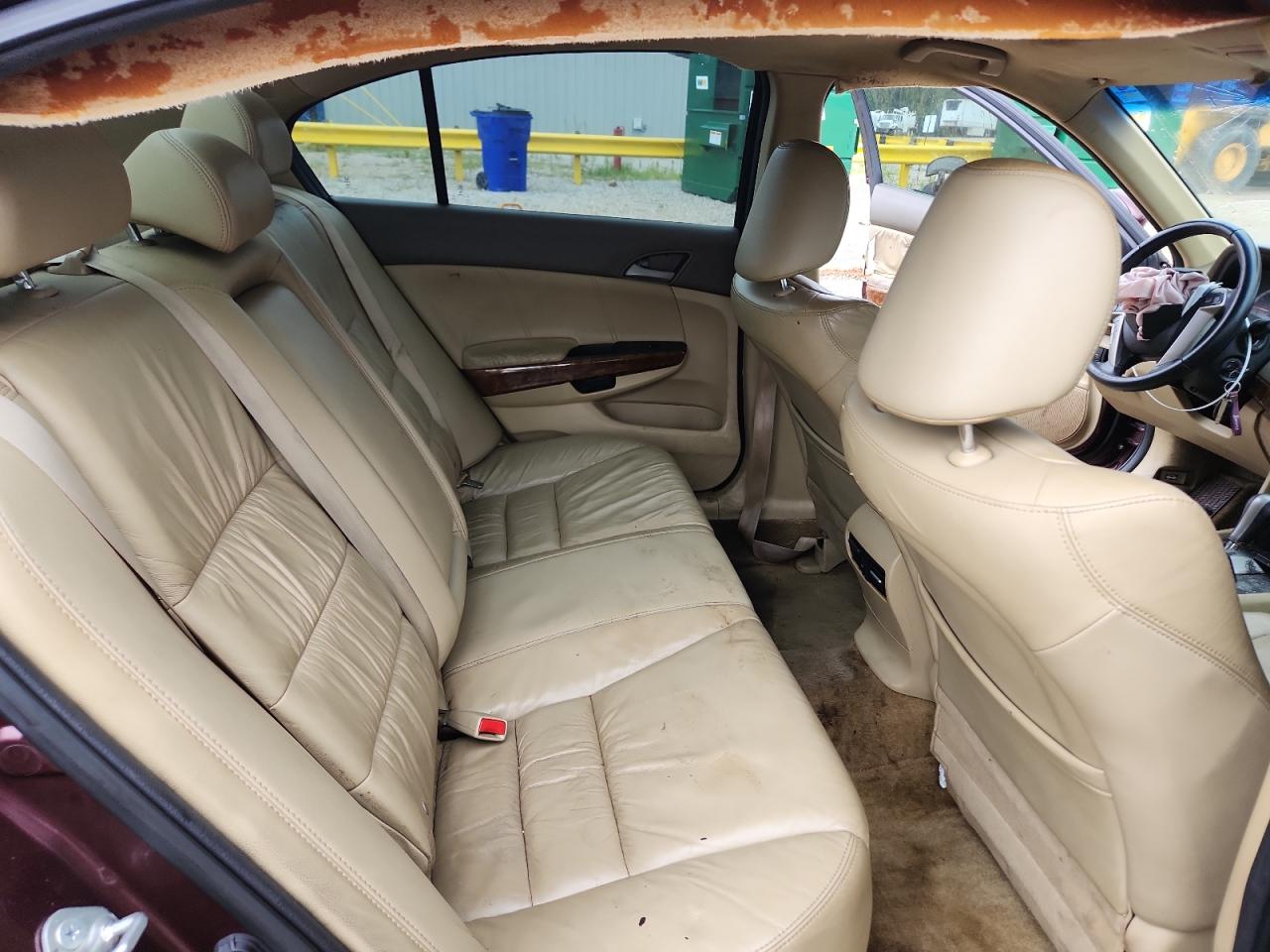 2010 Honda Accord Exl Burgundy vin: 5KBCP3F8XAB017934