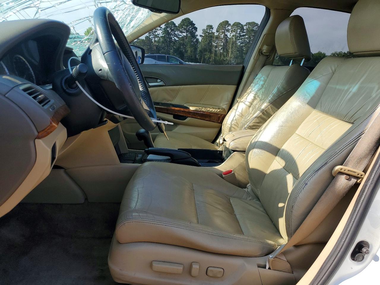 2010 Honda Accord Exl White vin: 5KBCP3F8XAB018579