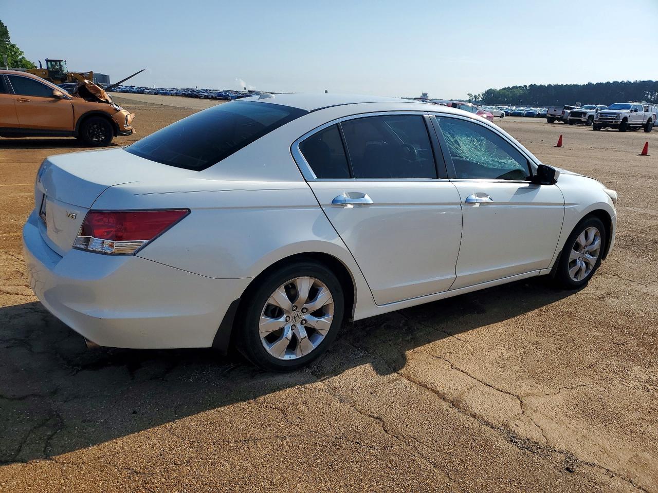 2010 Honda Accord Exl White vin: 5KBCP3F8XAB018579