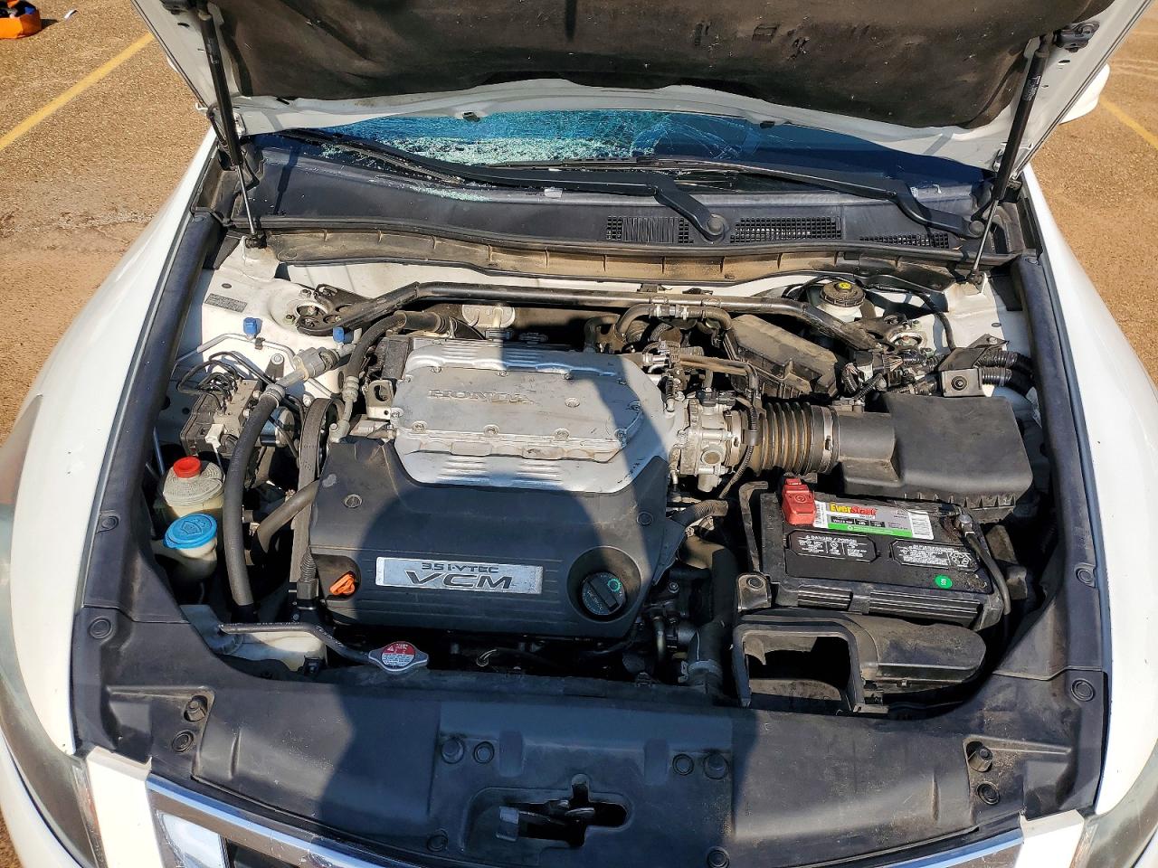 2010 Honda Accord Exl White vin: 5KBCP3F8XAB018579