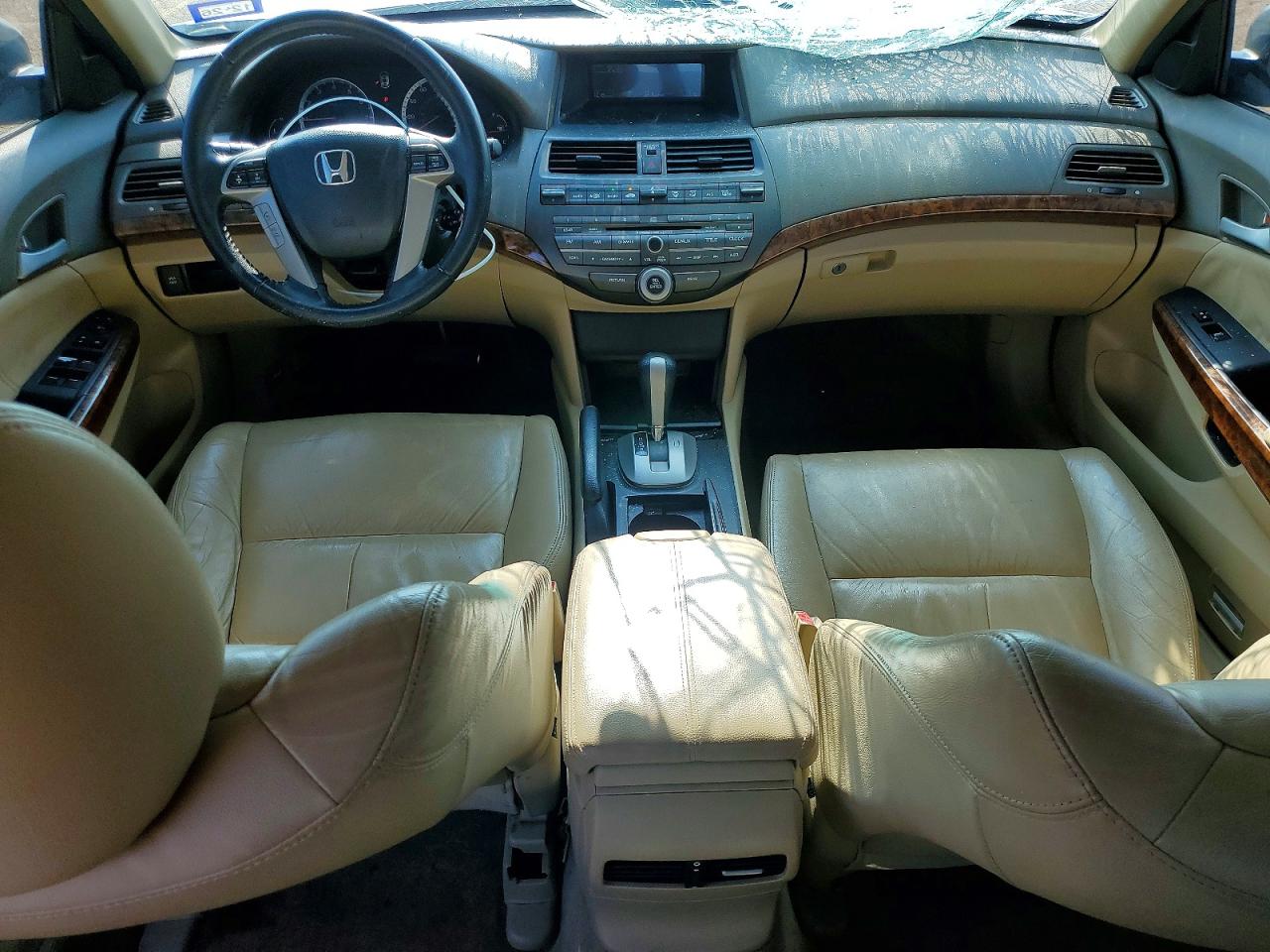 2010 Honda Accord Exl White vin: 5KBCP3F8XAB018579