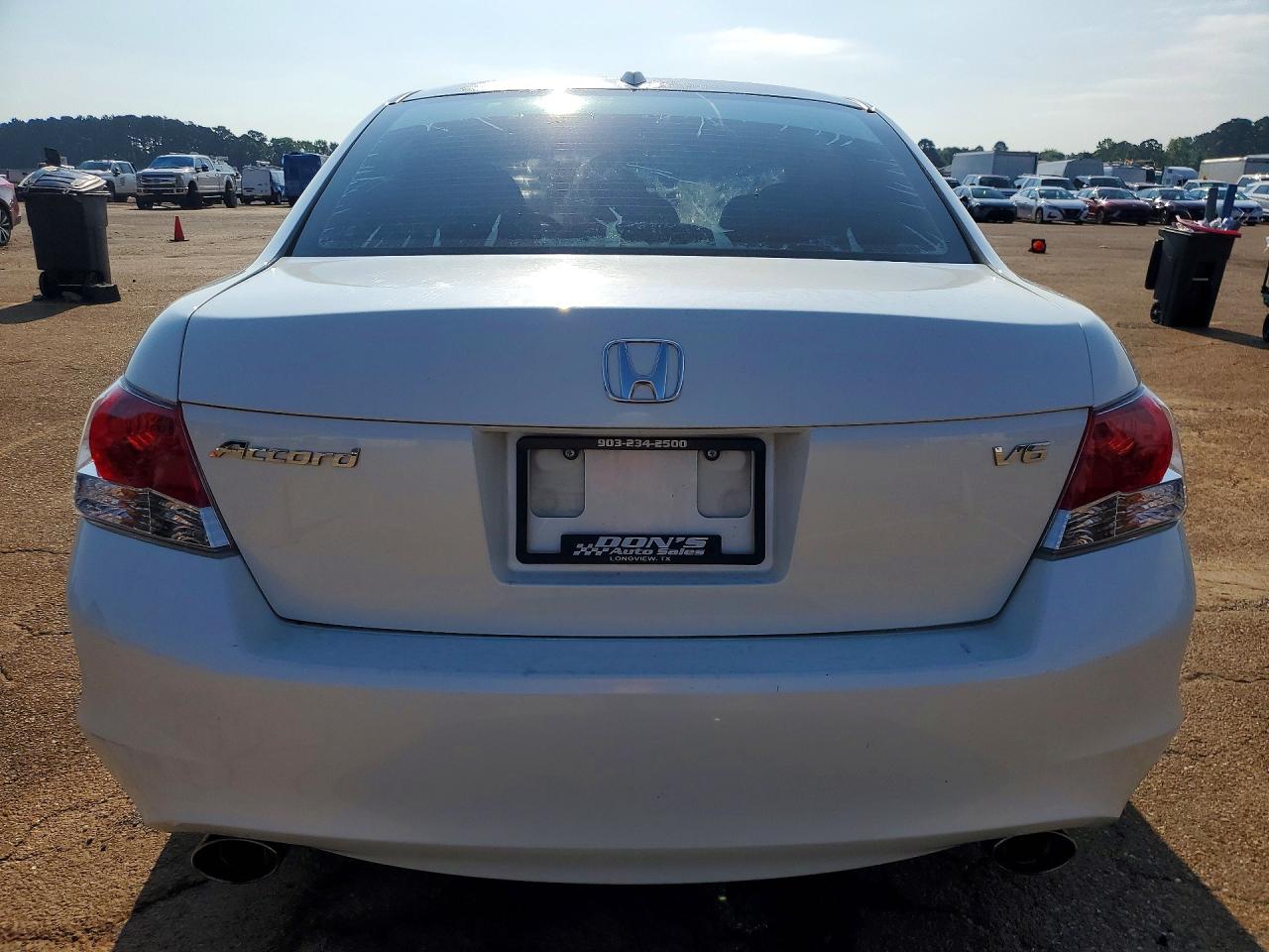 2010 Honda Accord Exl White vin: 5KBCP3F8XAB018579