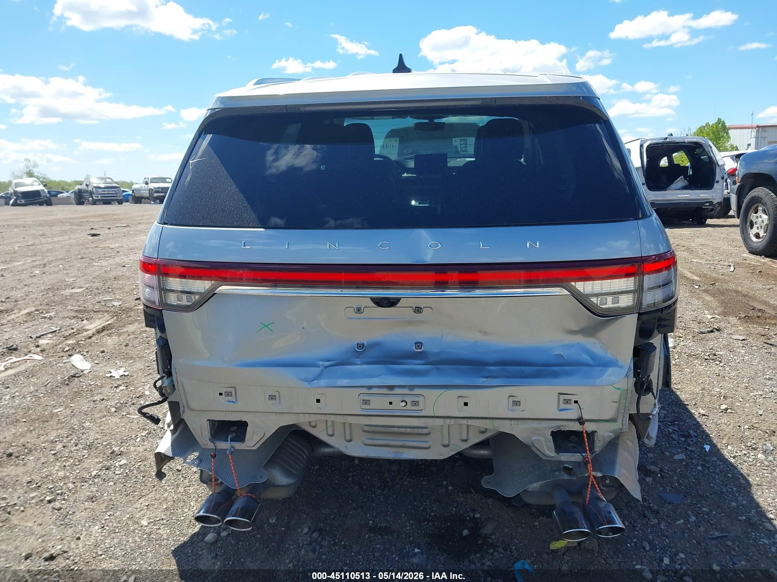 2023 Lincoln Aviator Standard Silver vin: 5LM5J6WC3PGL06465