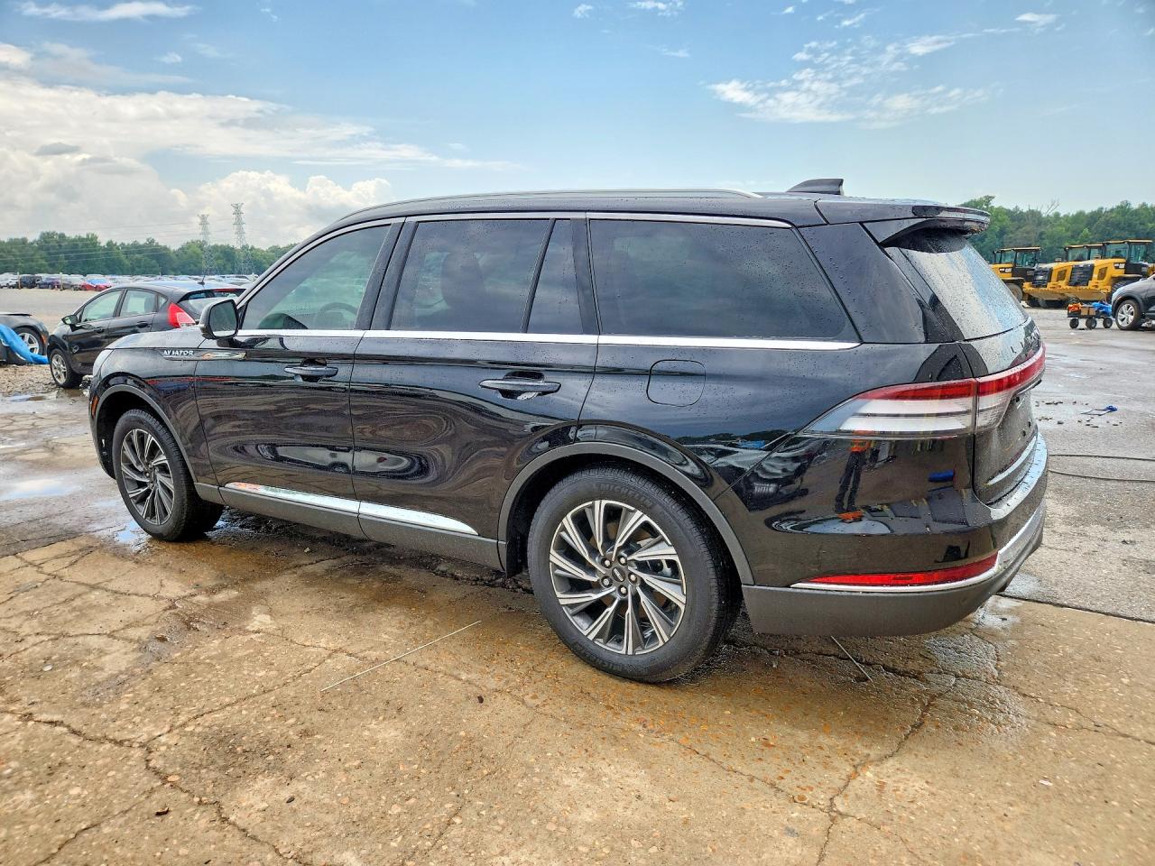 2025 Lincoln Aviator Black vin: 5LM5J6XC6SGL35188