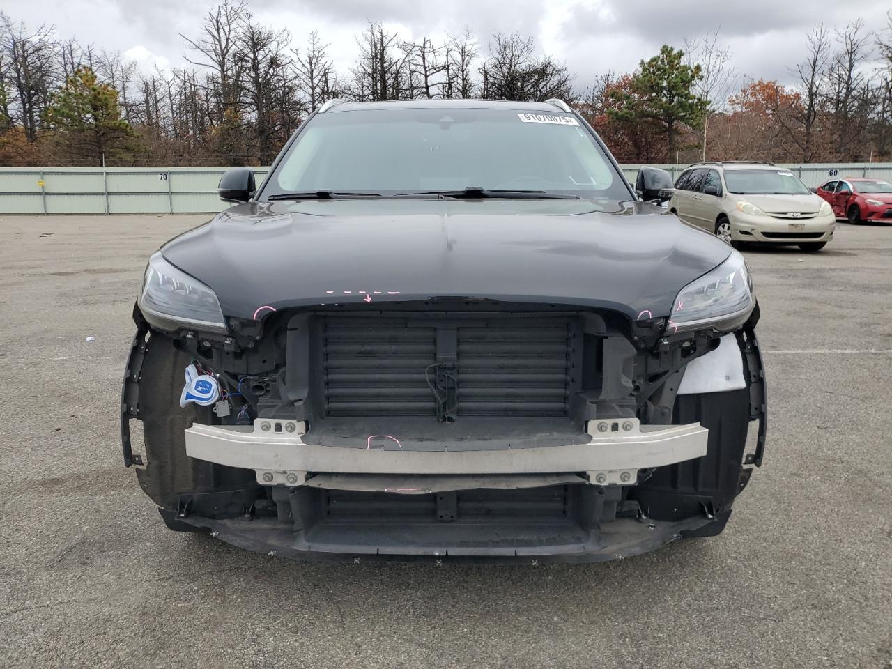 2022 Lincoln Aviator Black vin: 5LM5J6XC7NGL19585