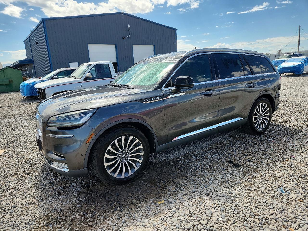 2020 Lincoln Aviator Reserve Gray vin: 5LM5J7WC1LGL04052