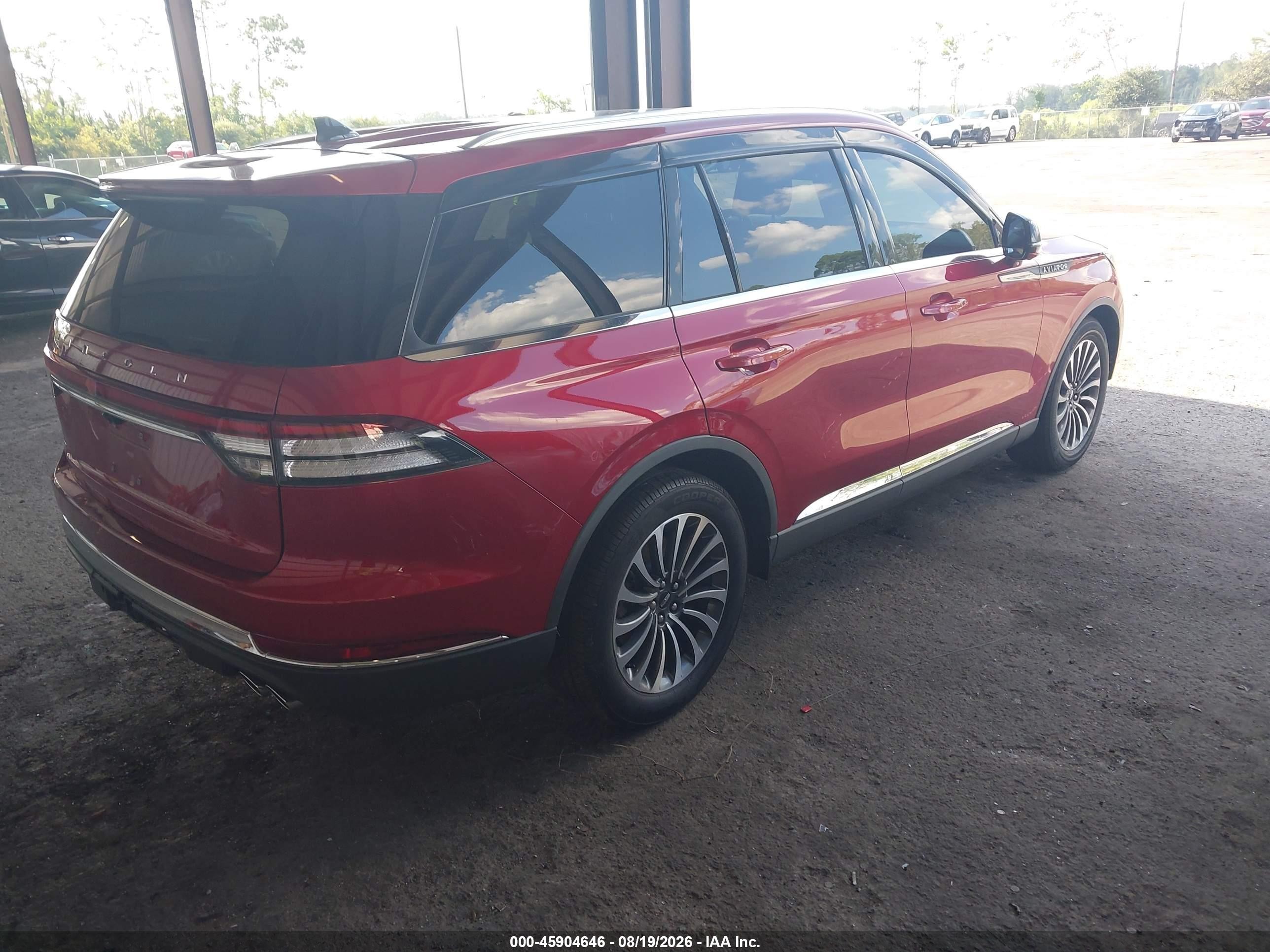 2021 Lincoln Aviator Reserve Red vin: 5LM5J7WC4MGL11627