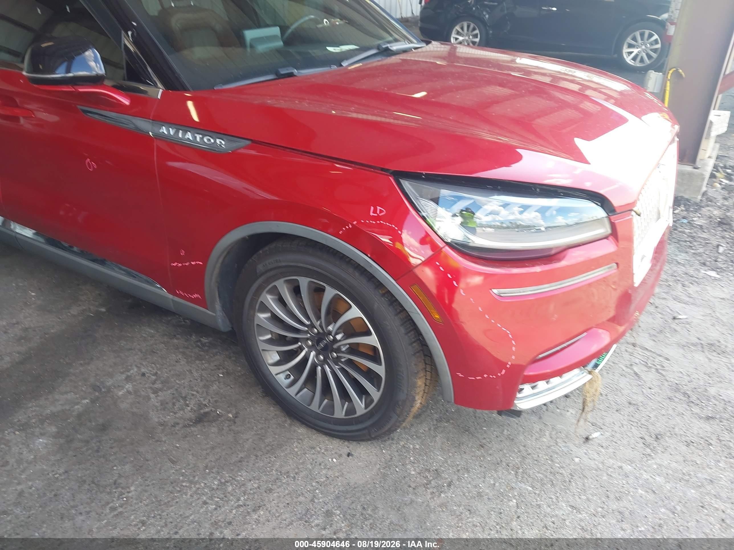 2021 Lincoln Aviator Reserve Red vin: 5LM5J7WC4MGL11627