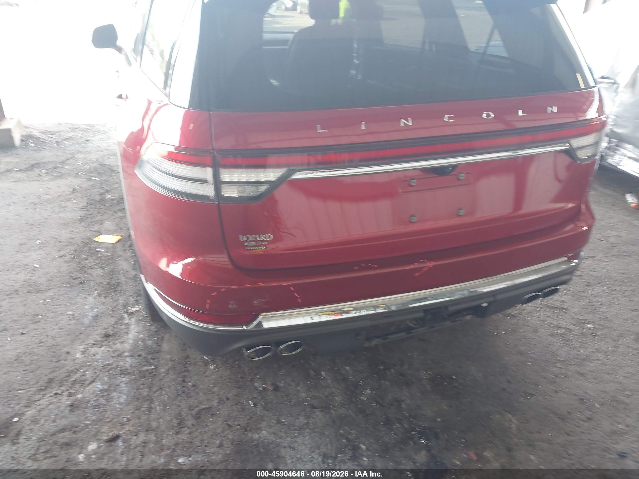 2021 Lincoln Aviator Reserve Red vin: 5LM5J7WC4MGL11627