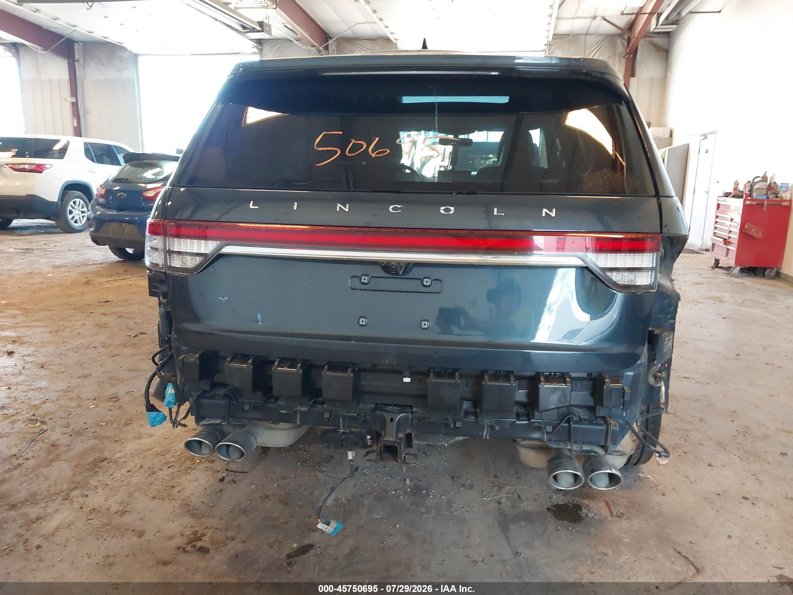 2023 Lincoln Aviator Reserve Blue vin: 5LM5J7XC0PGL24121