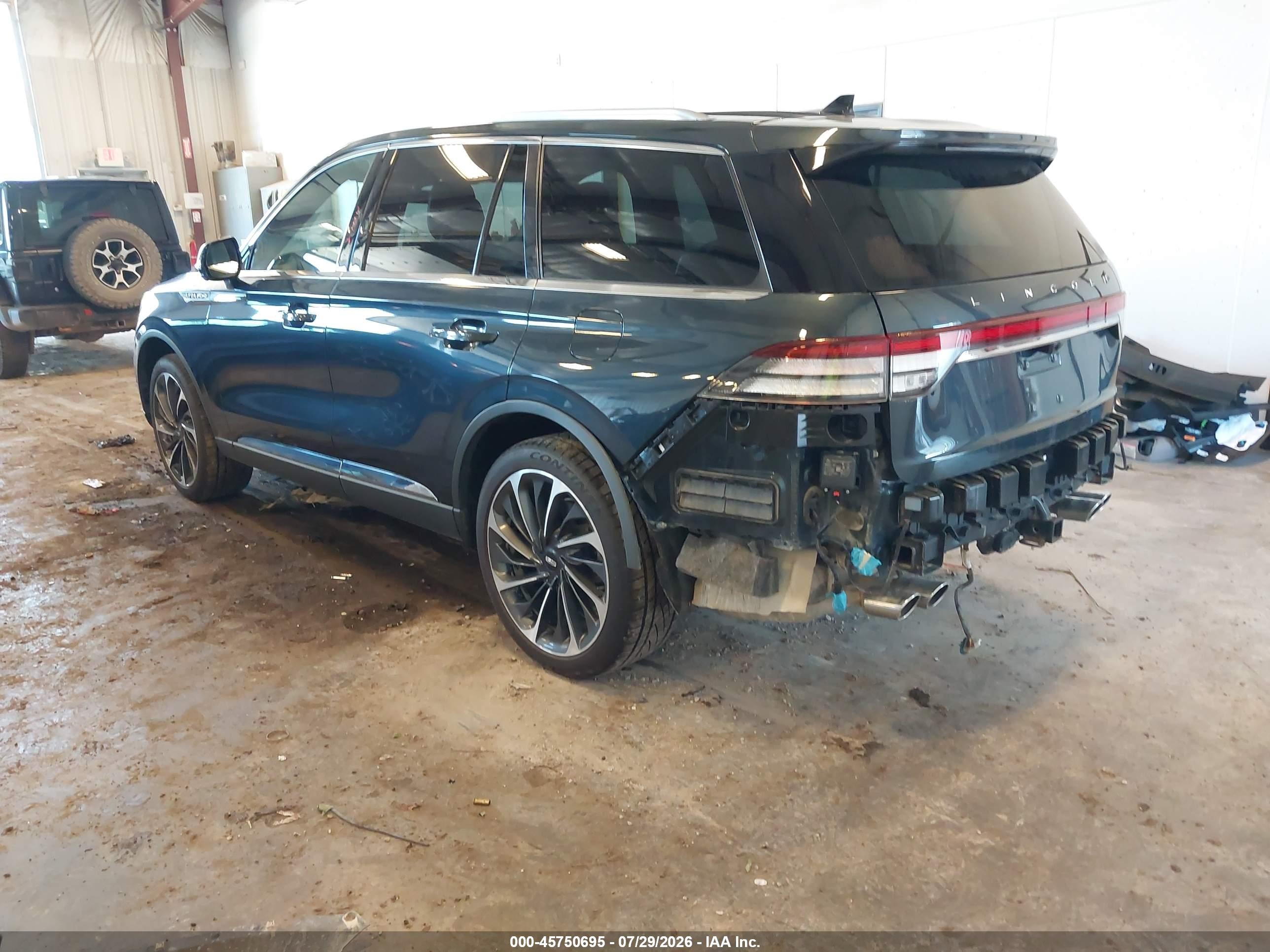 2023 Lincoln Aviator Reserve Blue vin: 5LM5J7XC0PGL24121