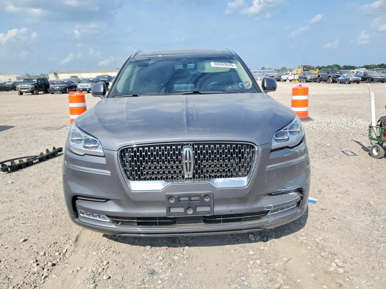2021 Lincoln Aviator Reserve Серый vin: 5LM5J7XC2MGL17151