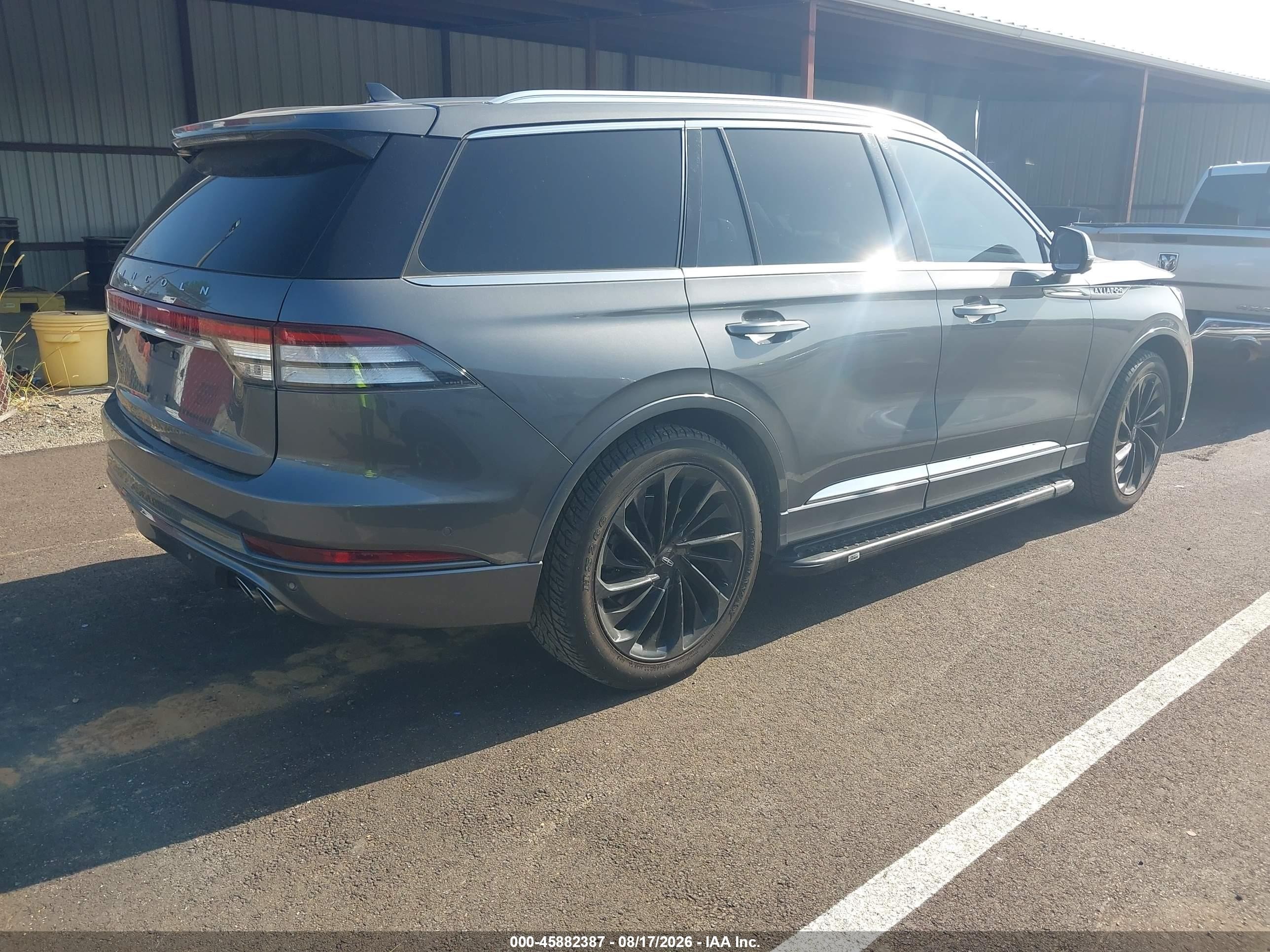 2022 Lincoln Aviator Reserve Gray vin: 5LM5J7XC2NGL00870
