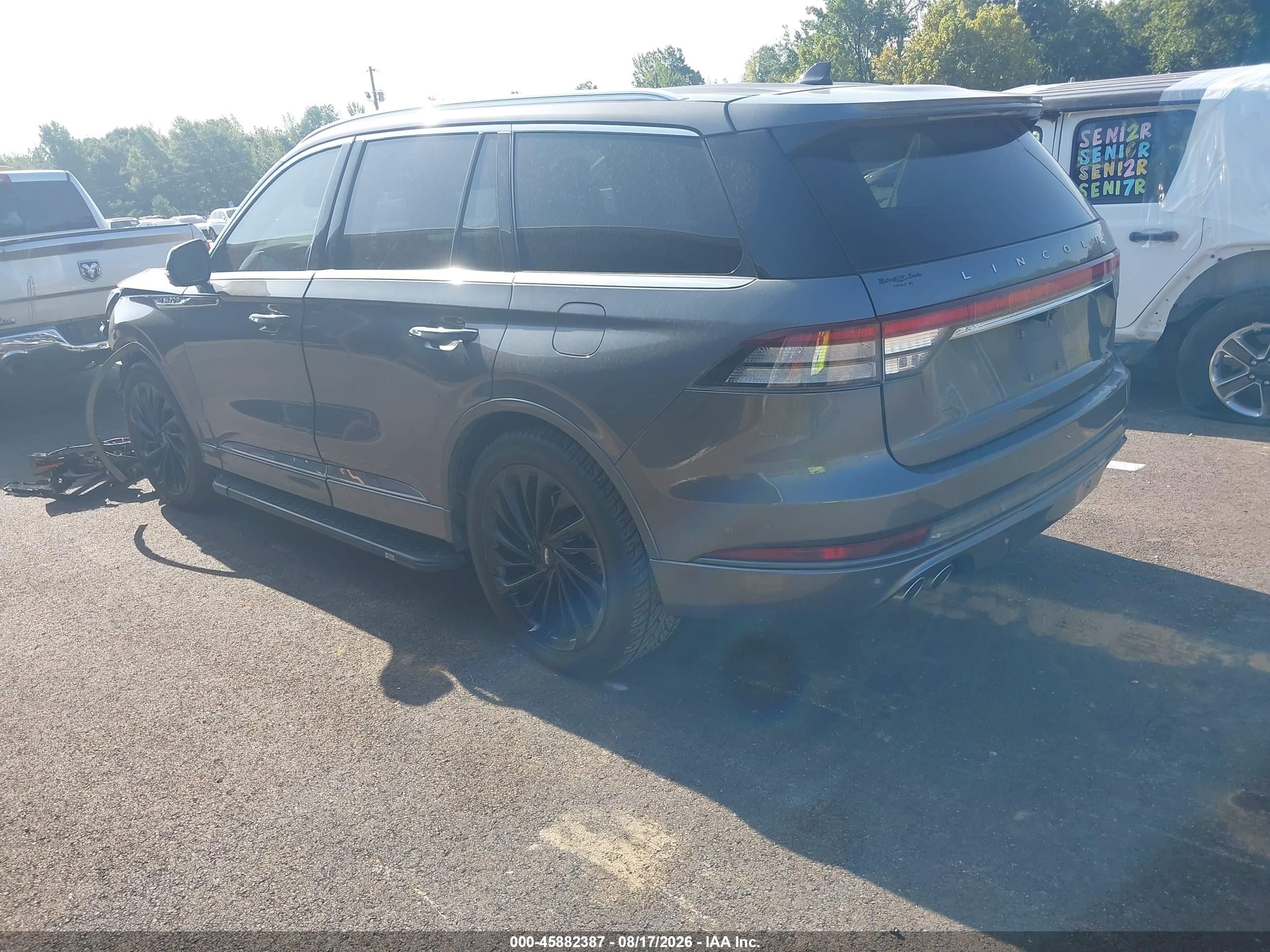 2022 Lincoln Aviator Reserve Gray vin: 5LM5J7XC2NGL00870