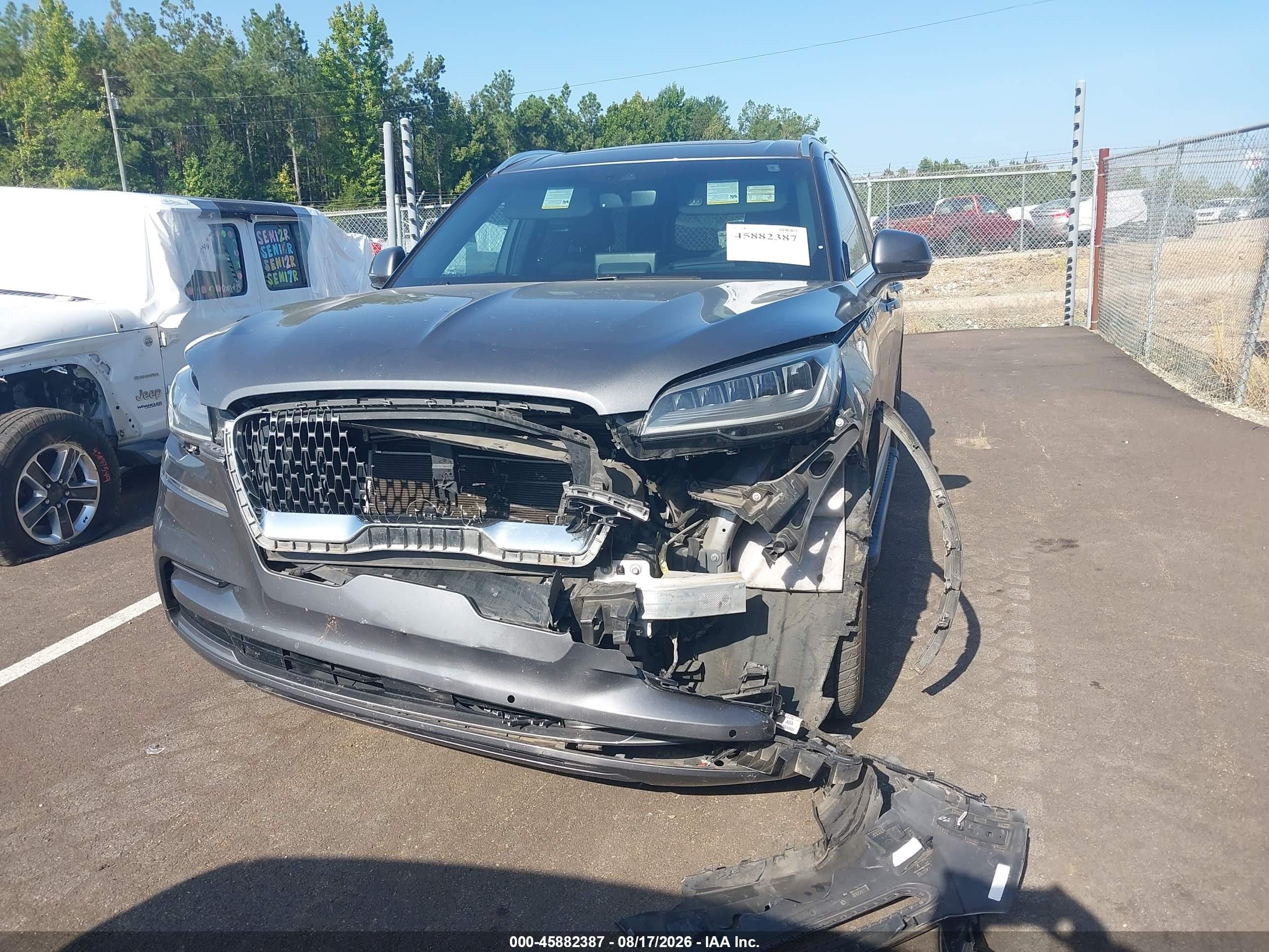 2022 Lincoln Aviator Reserve Gray vin: 5LM5J7XC2NGL00870