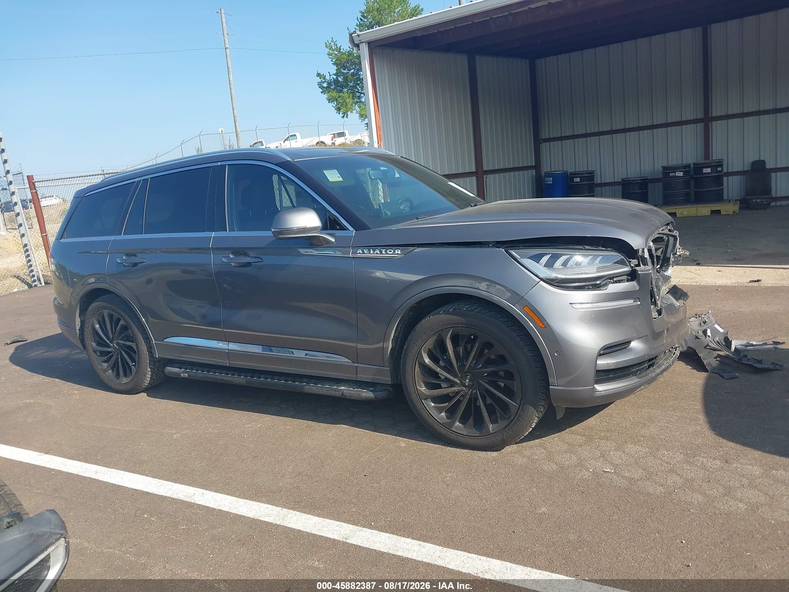 2022 Lincoln Aviator Reserve Gray vin: 5LM5J7XC2NGL00870