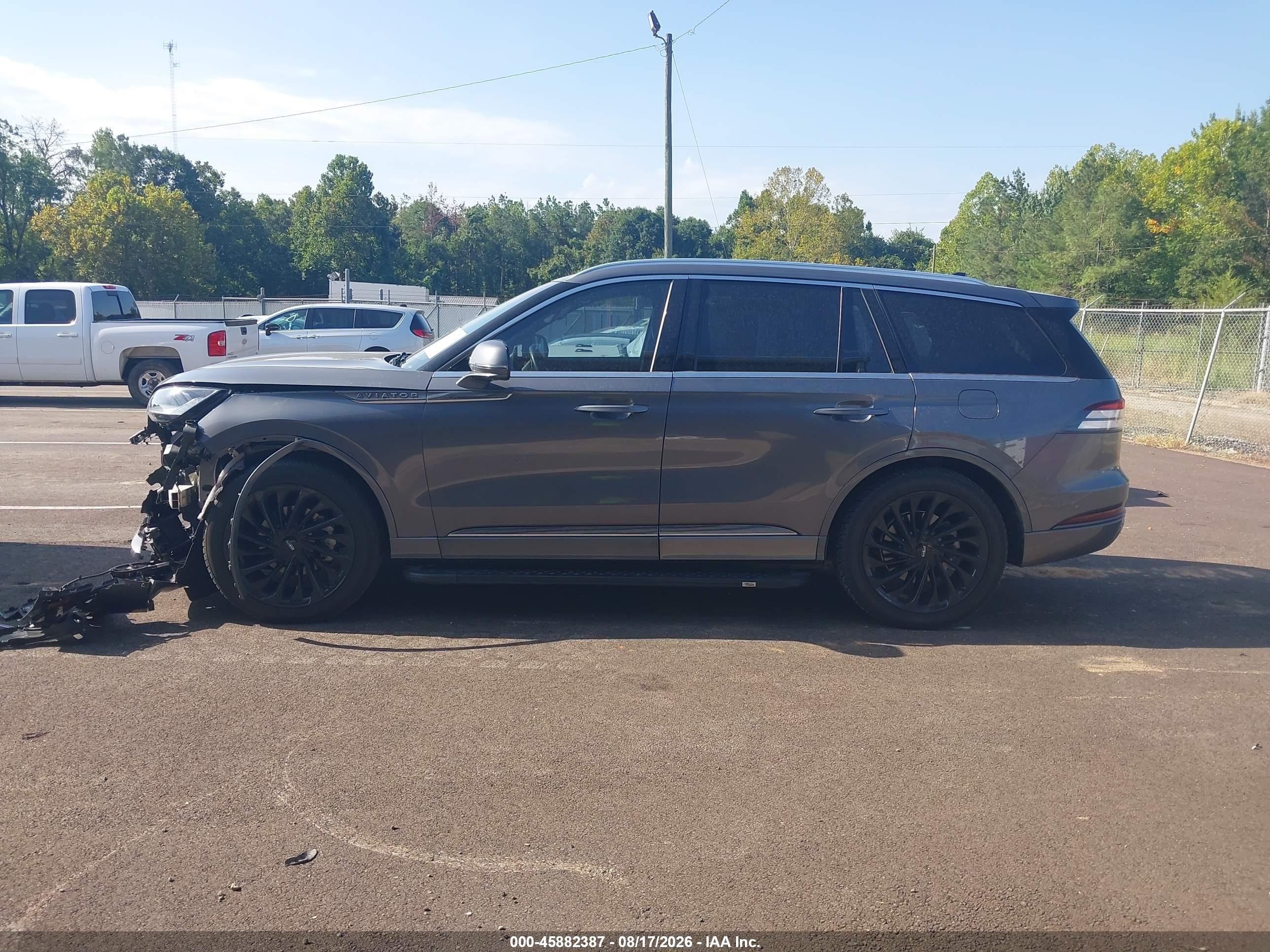 2022 Lincoln Aviator Reserve Gray vin: 5LM5J7XC2NGL00870