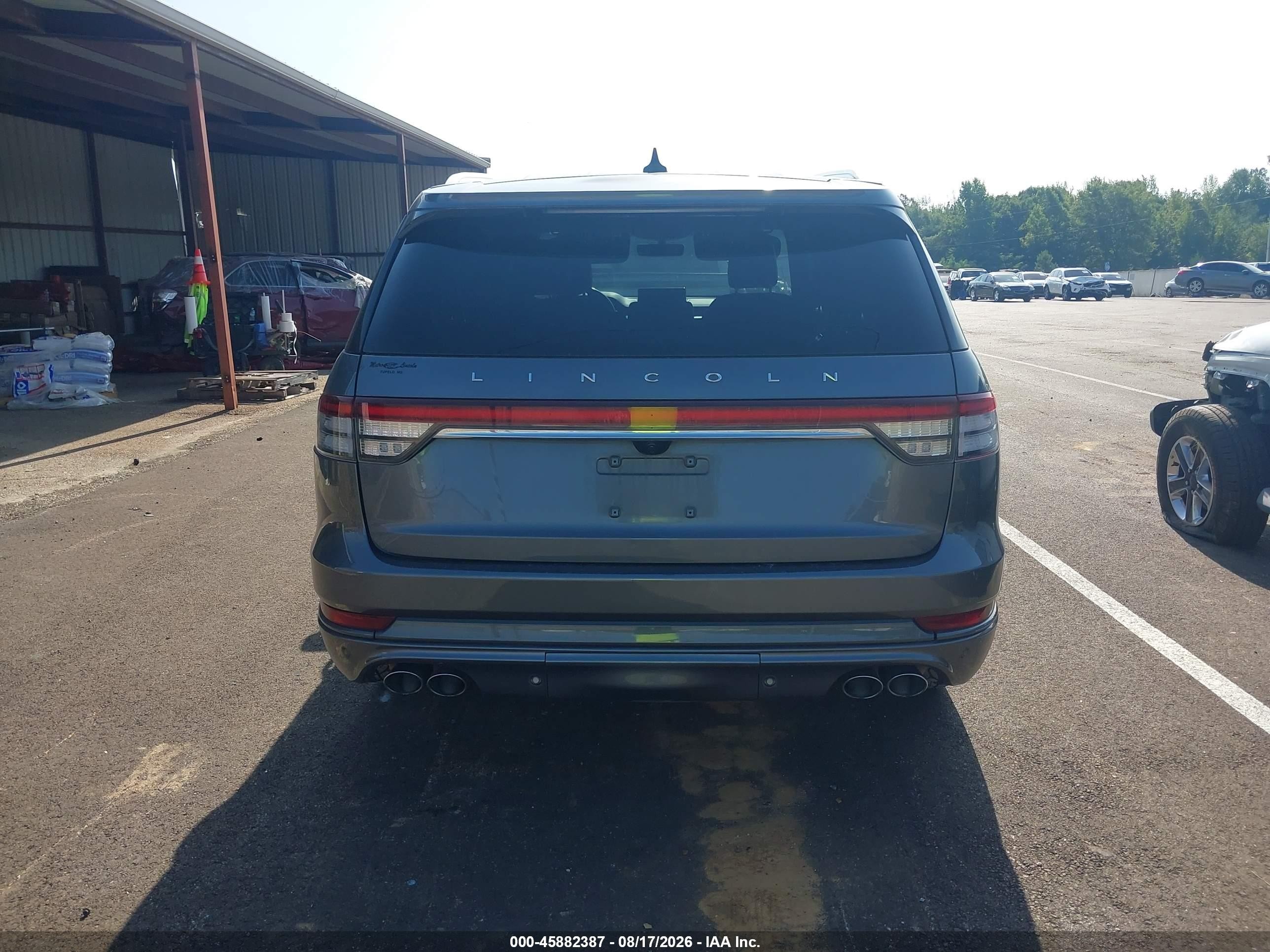 2022 Lincoln Aviator Reserve Gray vin: 5LM5J7XC2NGL00870