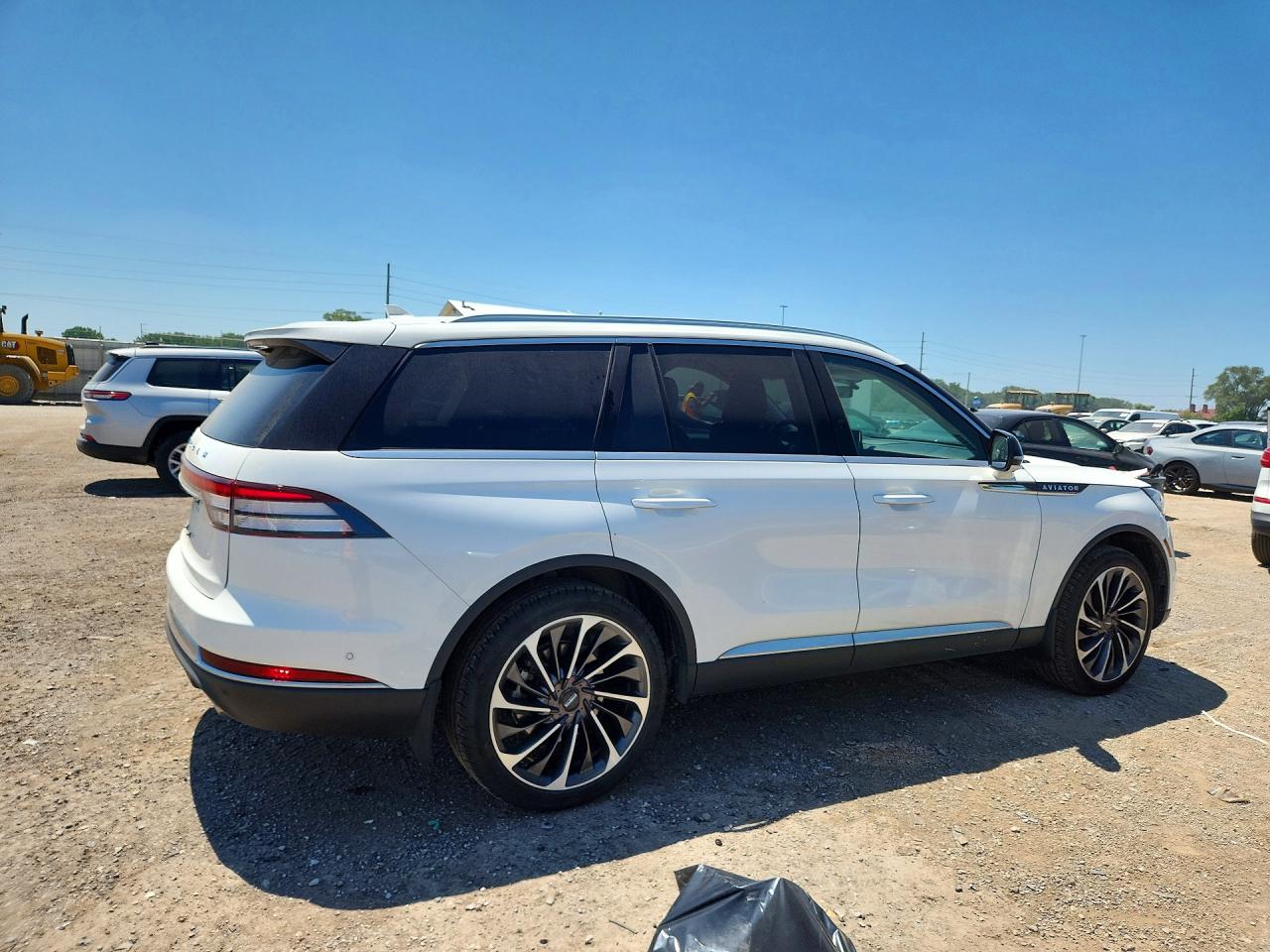 2021 Lincoln Aviator Reserve White vin: 5LM5J7XC3MGL14629