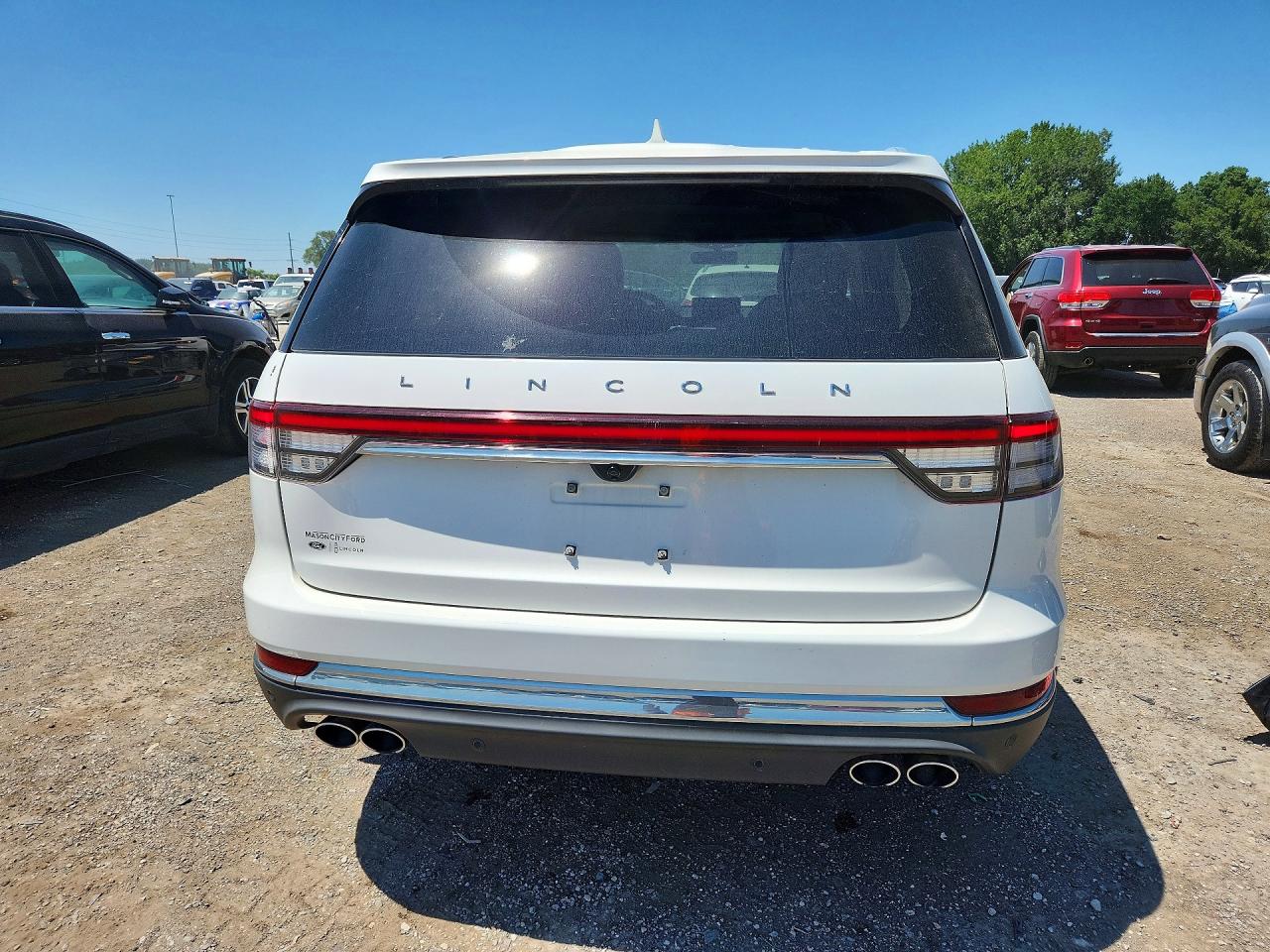 2021 Lincoln Aviator Reserve White vin: 5LM5J7XC3MGL14629