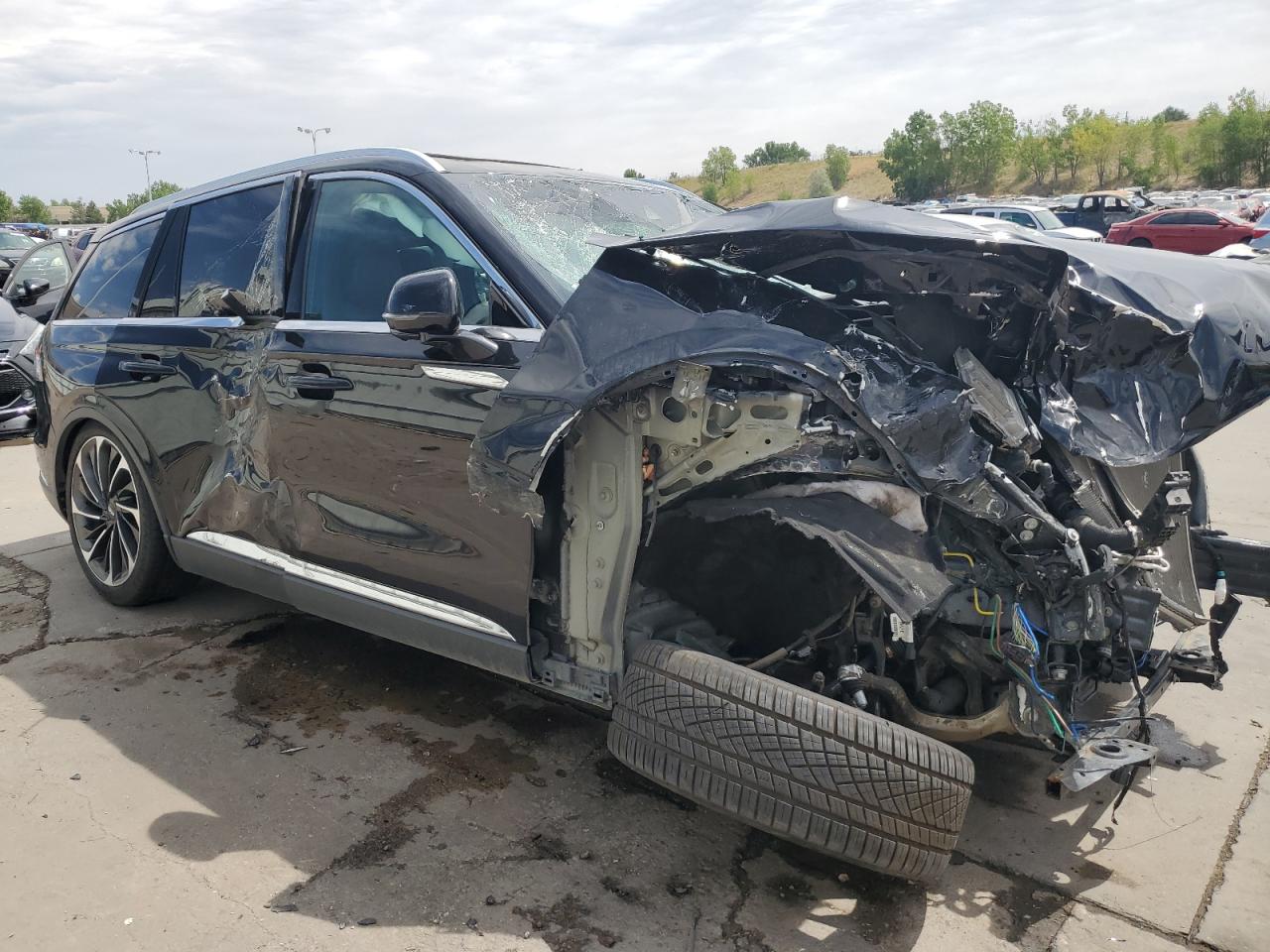 2020 Lincoln Aviator Reserve Black vin: 5LM5J7XC4LGL07090
