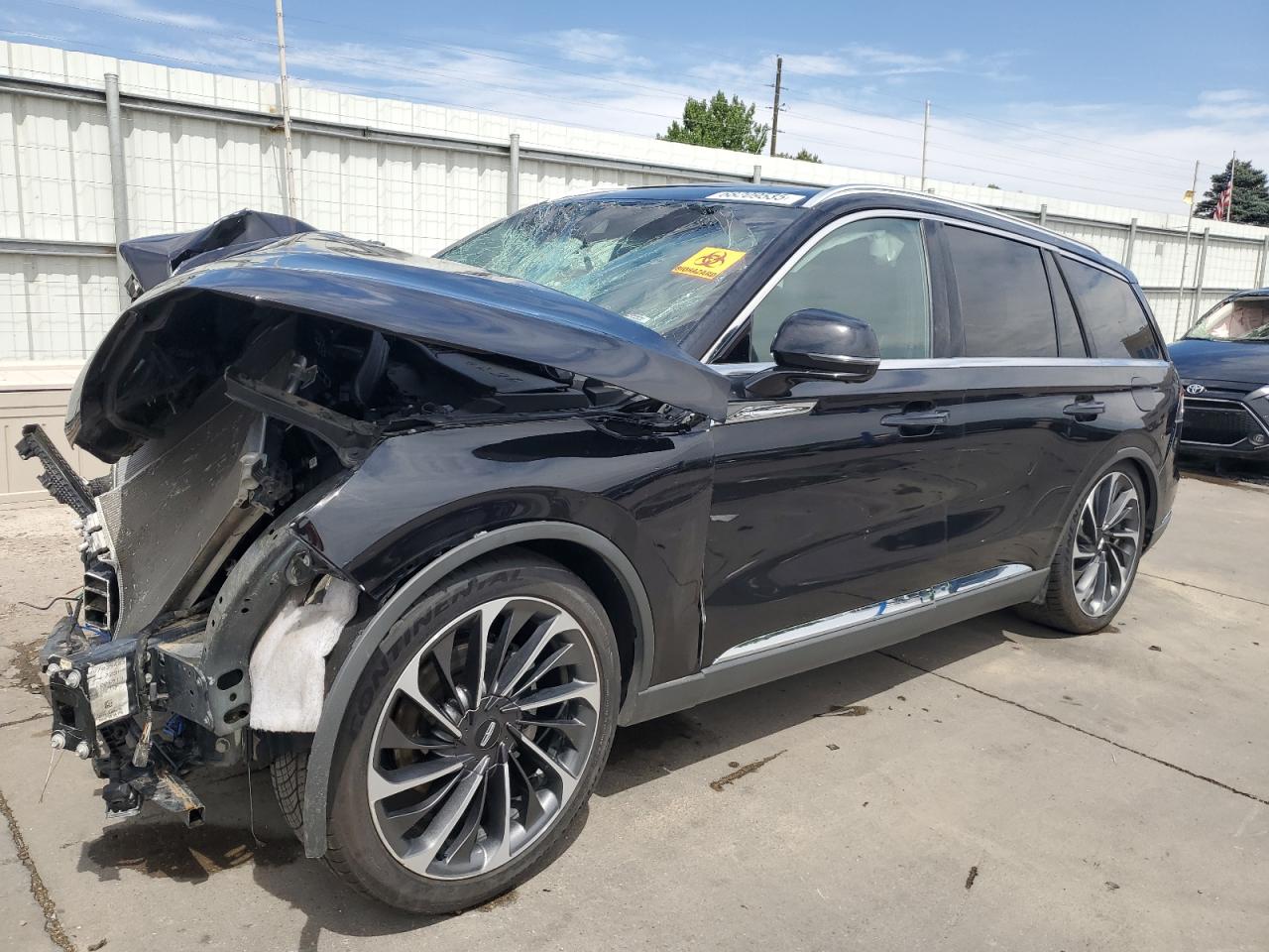 2020 Lincoln Aviator Reserve Black vin: 5LM5J7XC4LGL07090