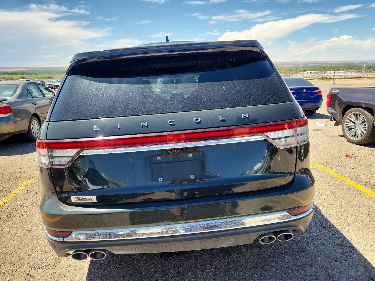 2022 Lincoln Aviator Reserve Green vin: 5LM5J7XC5NGL14648